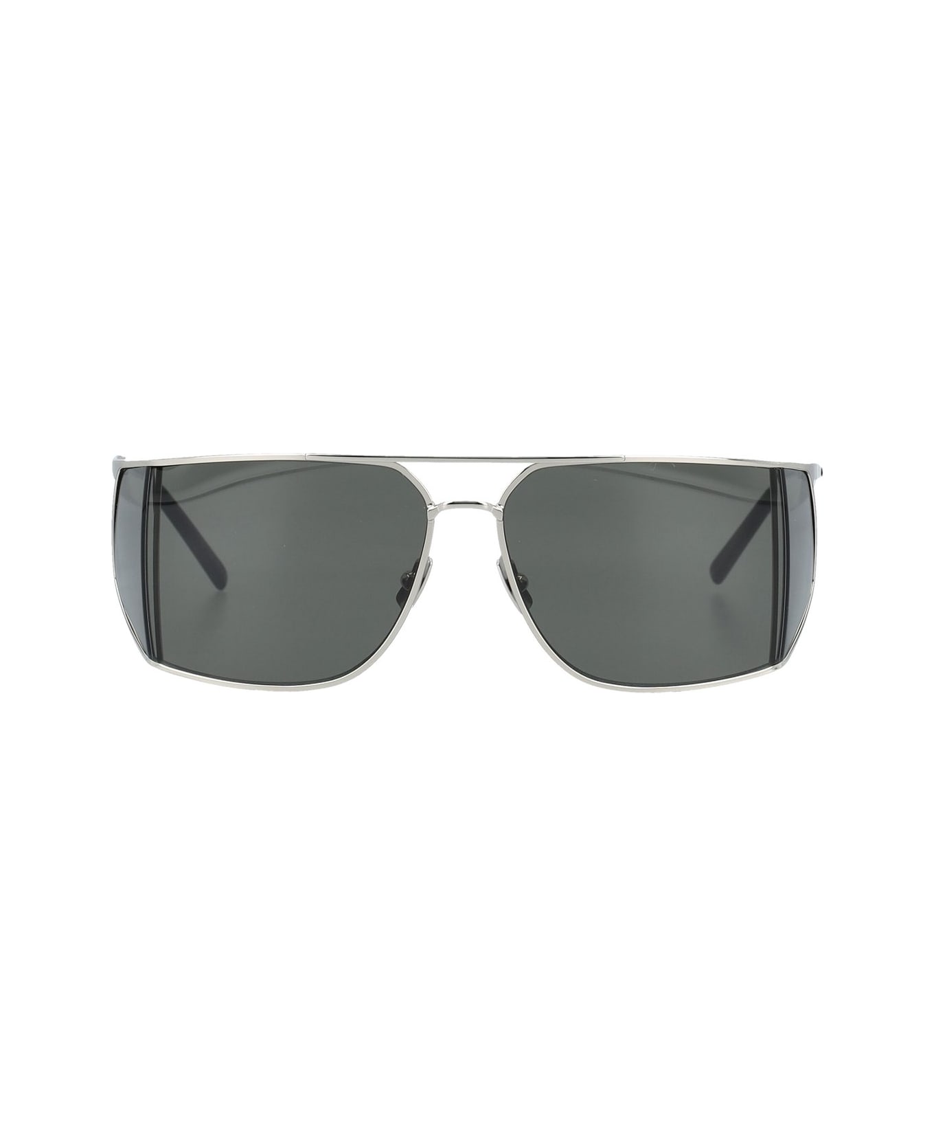 Saint Laurent Sl 750 Aviator Sunglasses - Acciaio