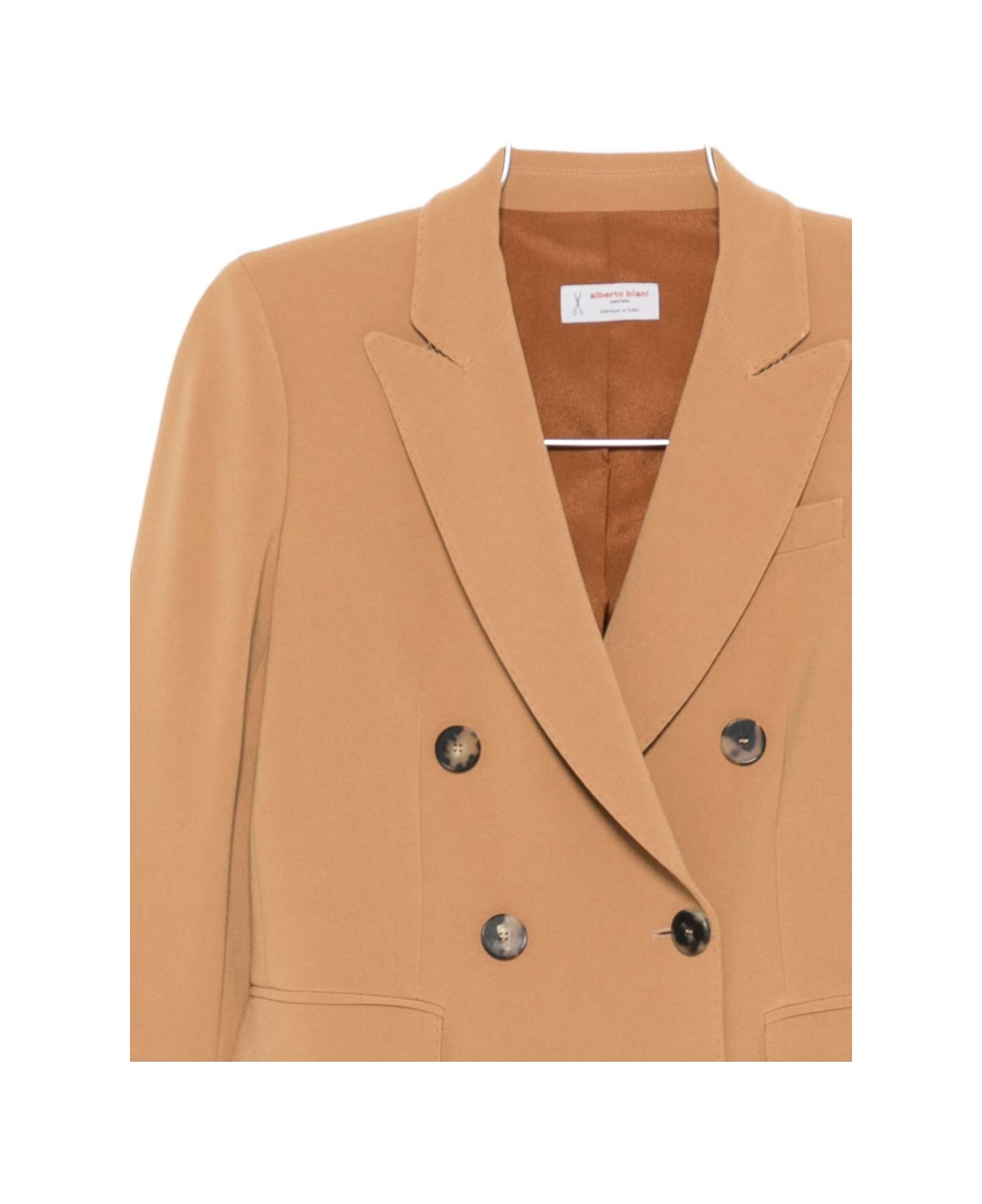Alberto Biani Double-breasted Jacket - Camel