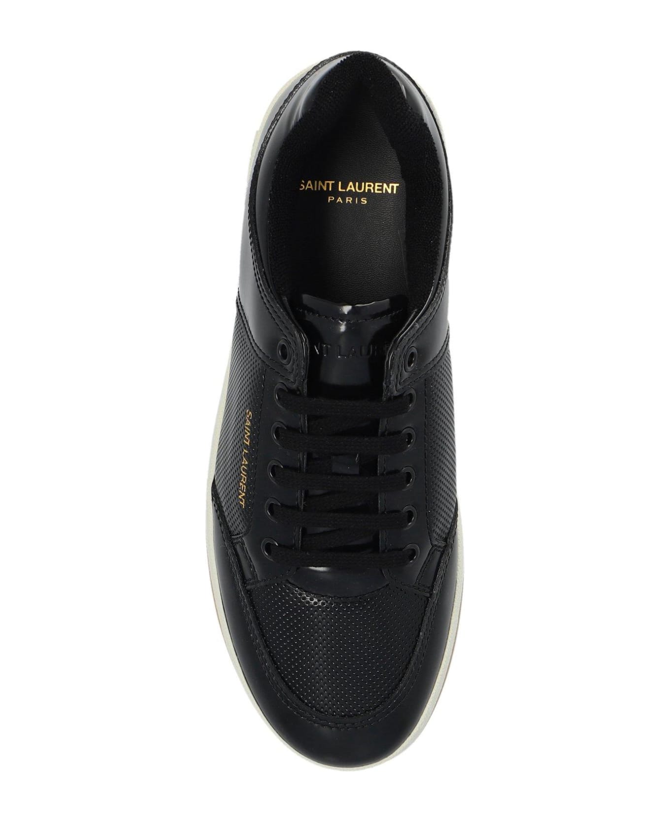 Saint Laurent Lace-up Sneakers - Black