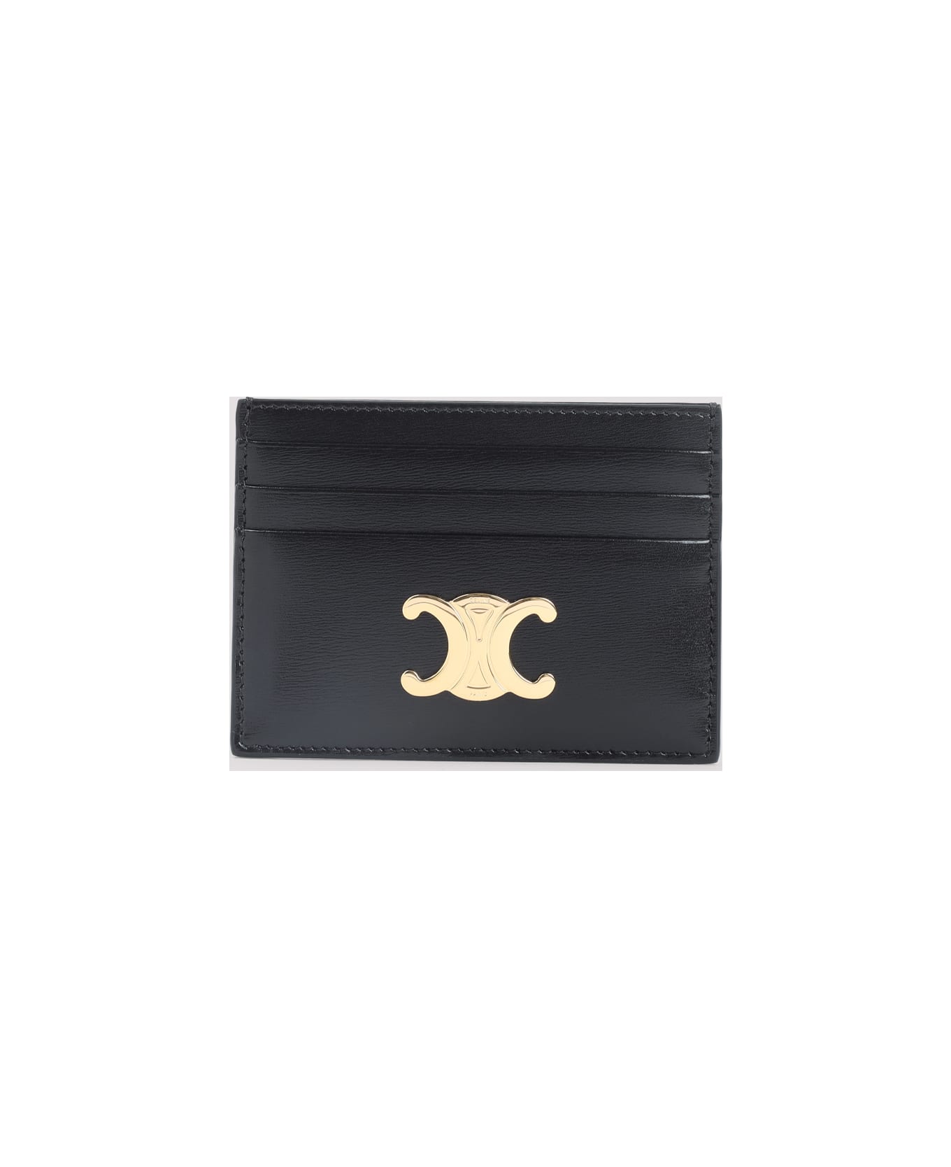 Celine Triomphe Card Holder - No Black