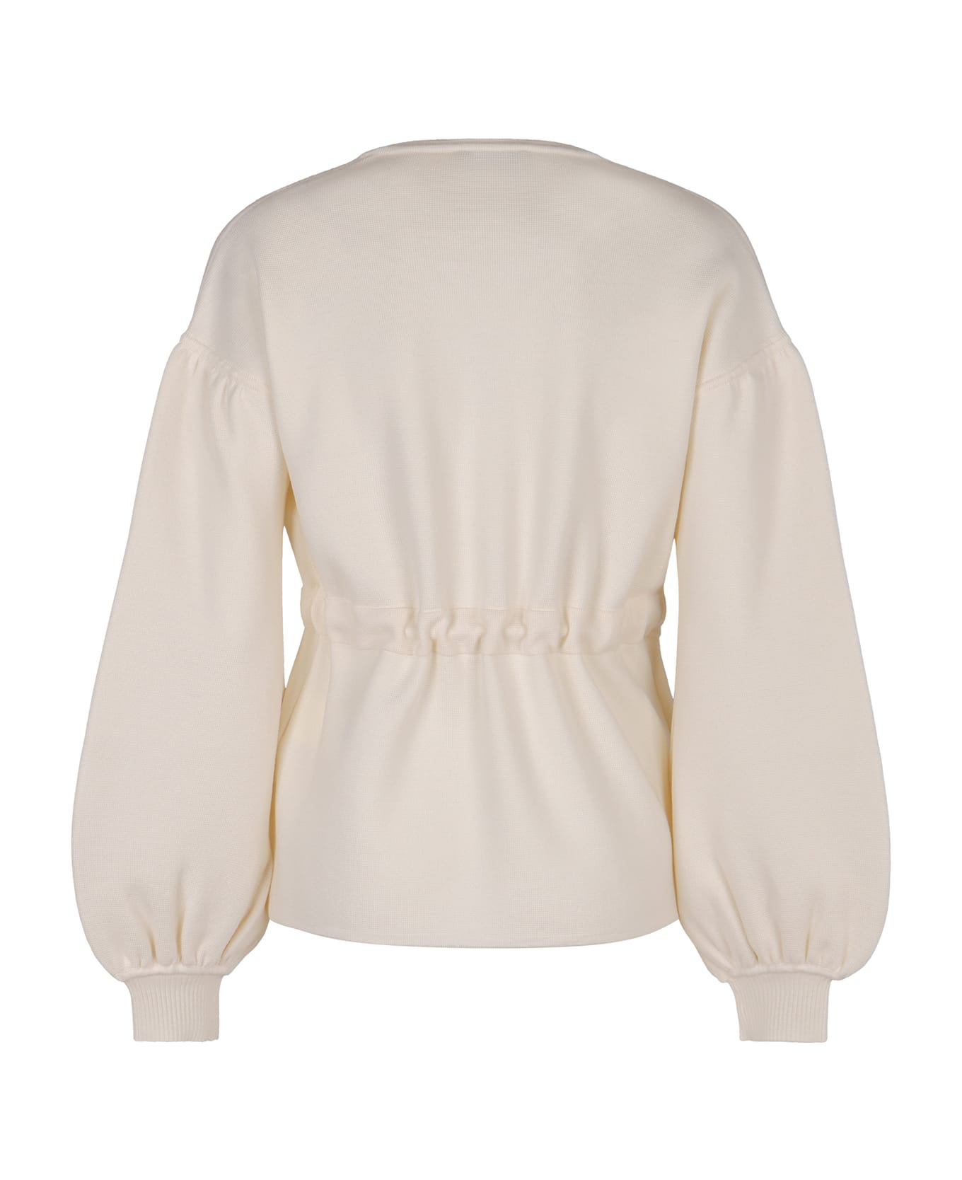 Max Mara Tiberio Wool Cardigan - White