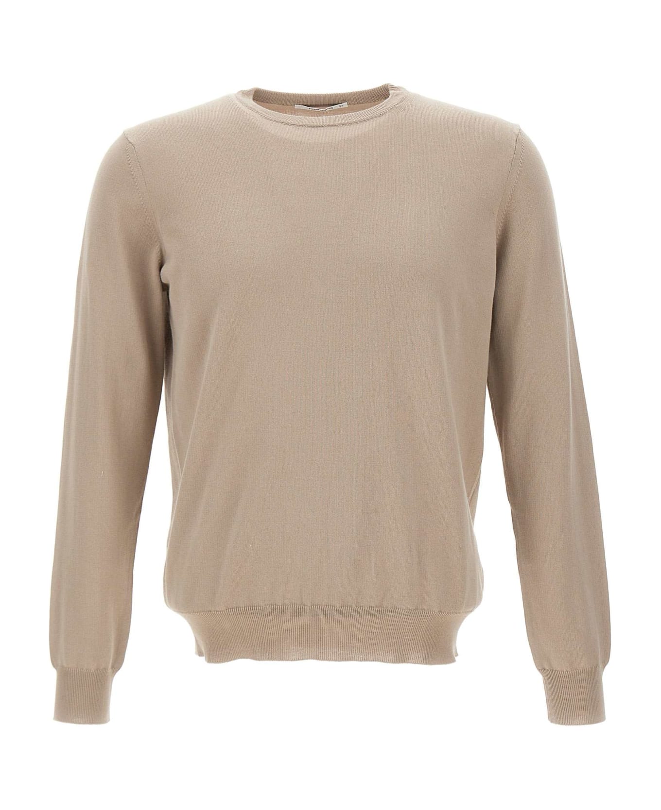 Kangra Cotton Sweater - BEIGE