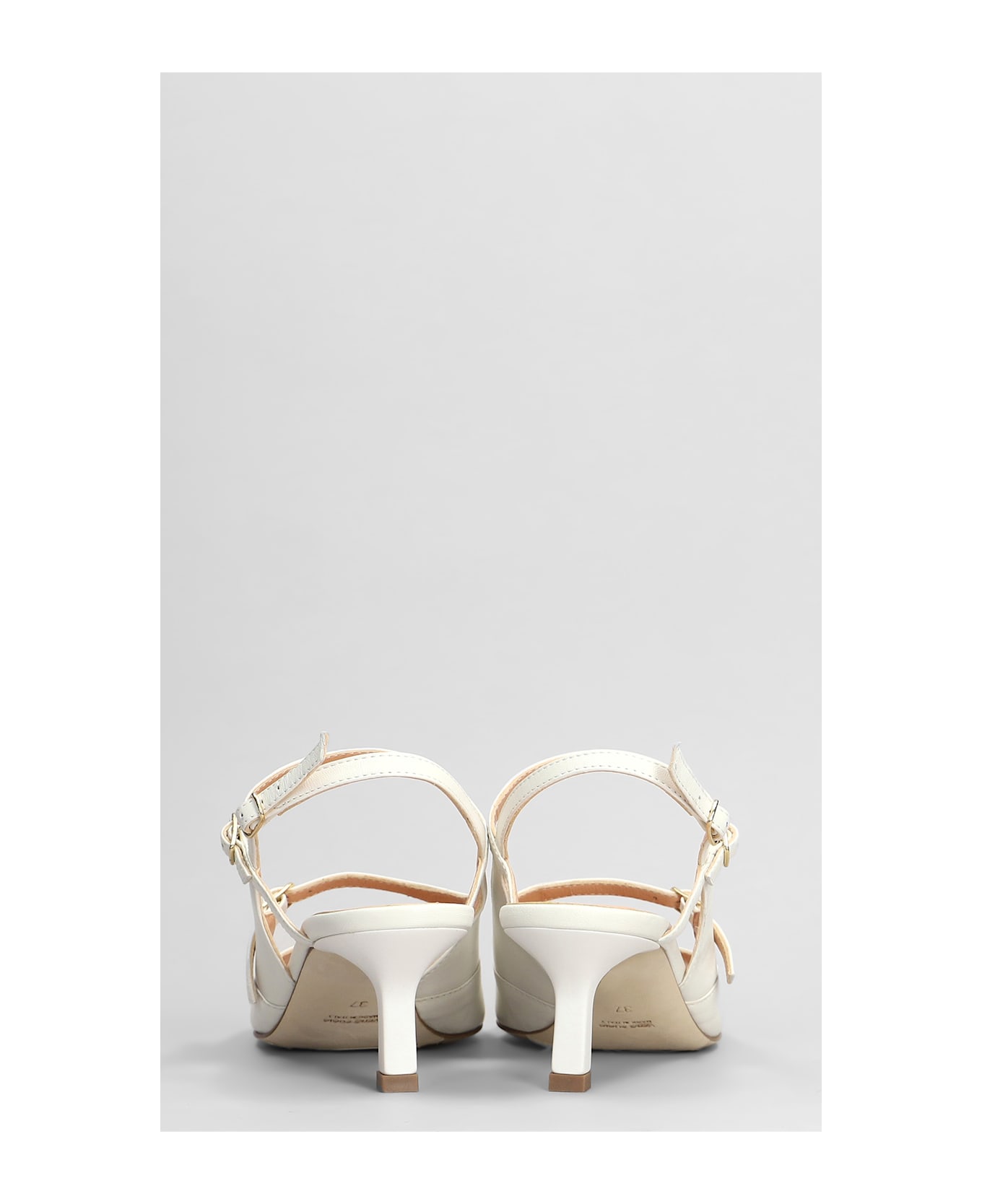 The Seller Sandals In White Leather - white