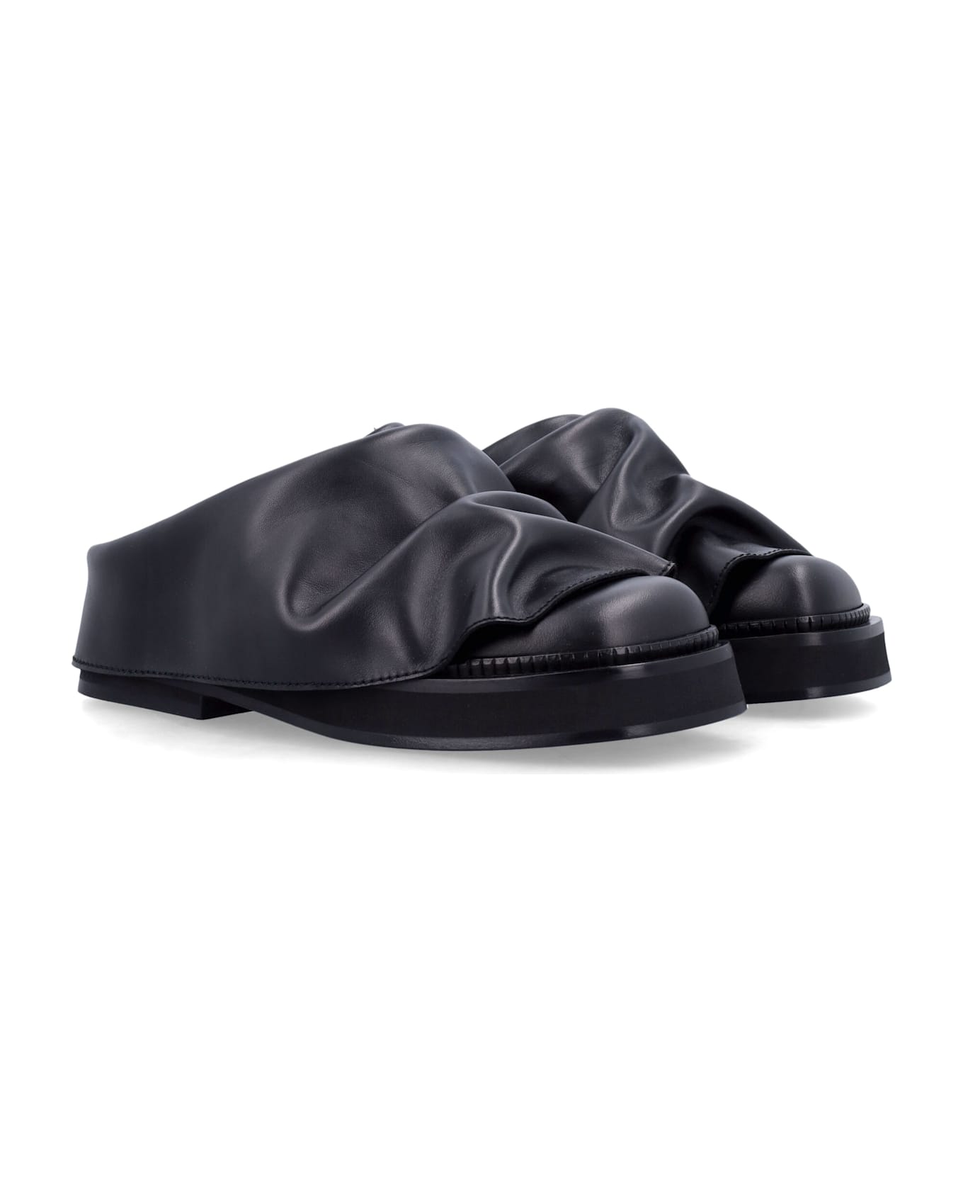The Attico Mini Robin Sabot - BLACK