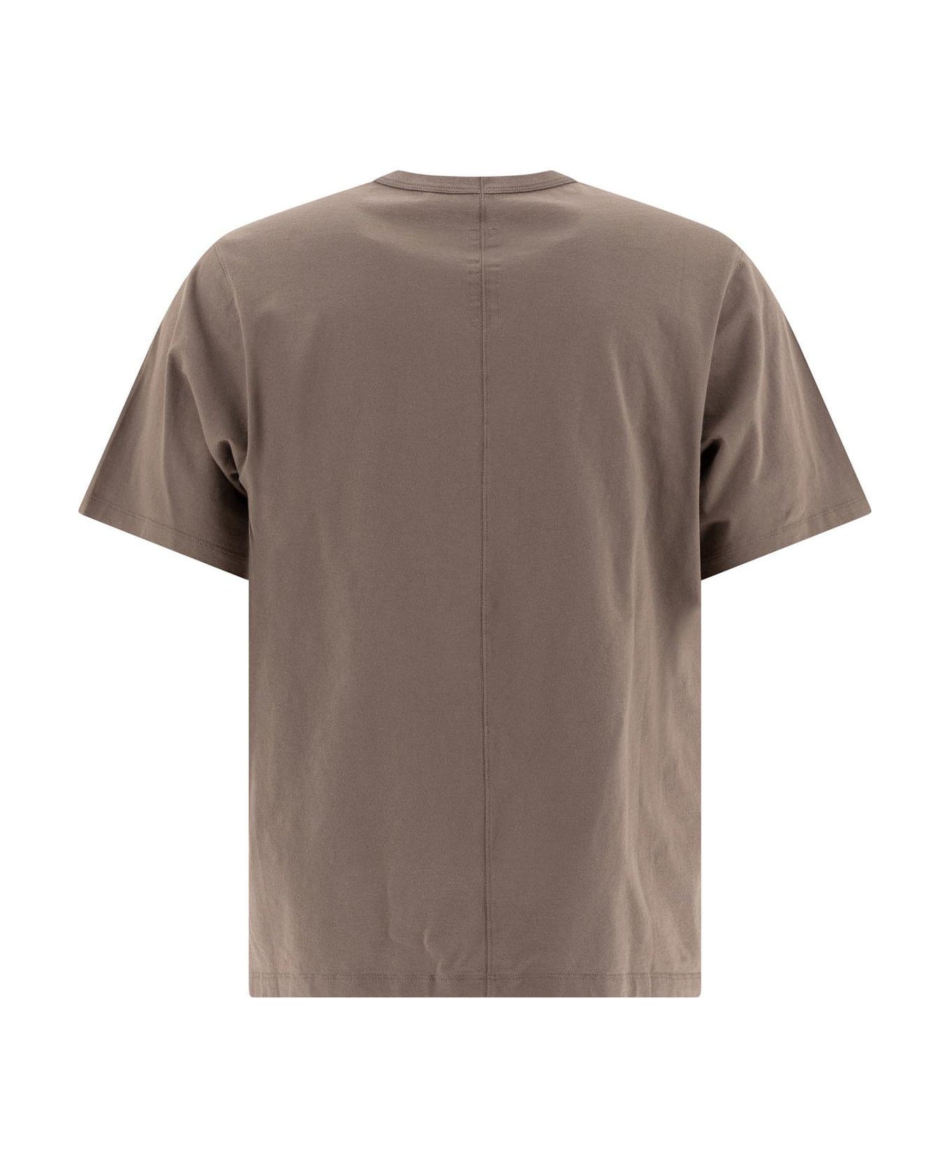 Rick Owens Short-sleeved Crewneck T-shirt - GREY