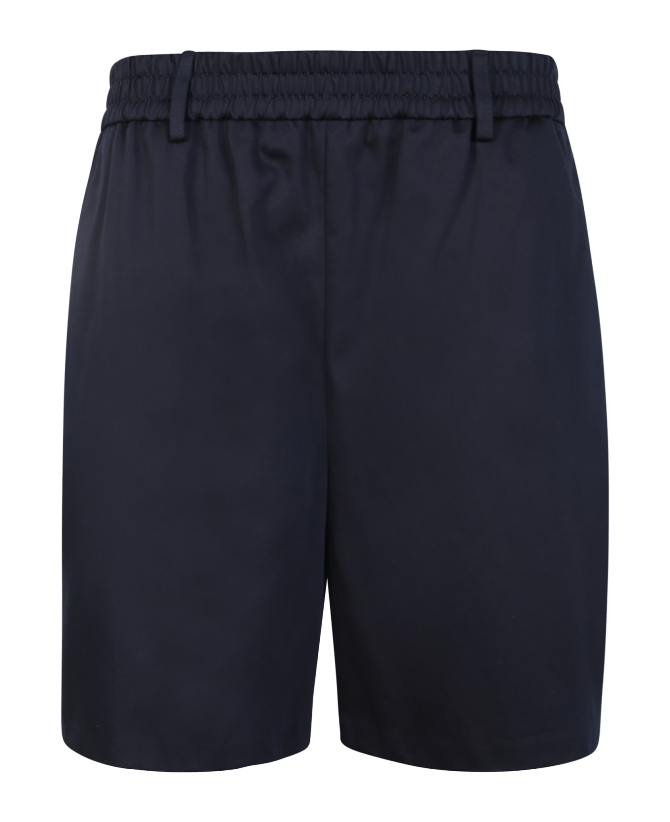 Ami Alexandre Mattiussi Elasticated Waistband Blue Bermuda Shorts - Blue