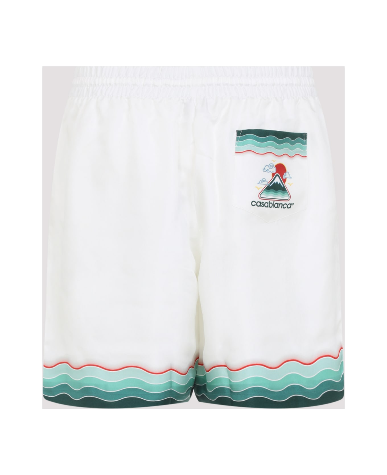 Casablanca Drawstring Shorts - Bianco