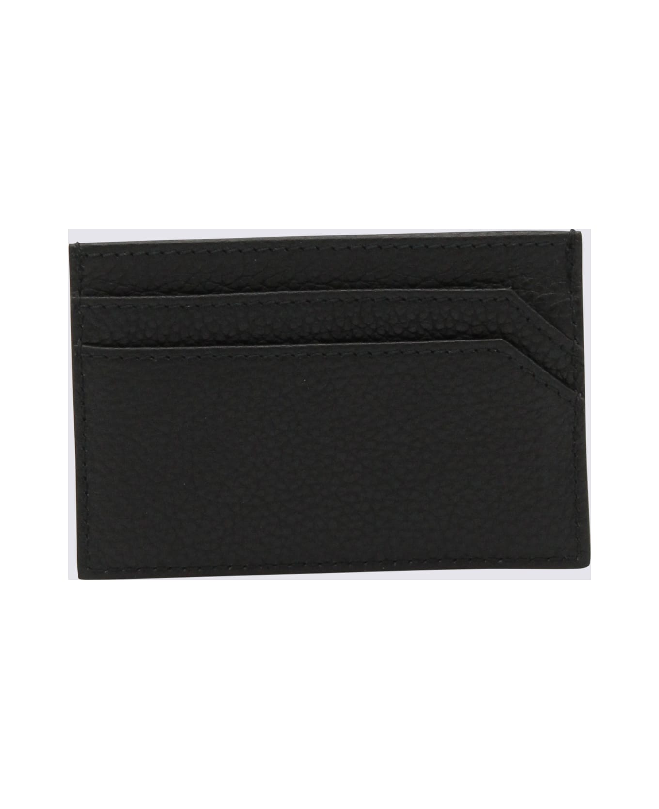 Jimmy Choo Black And Silver Leather Wallet - Black 財布