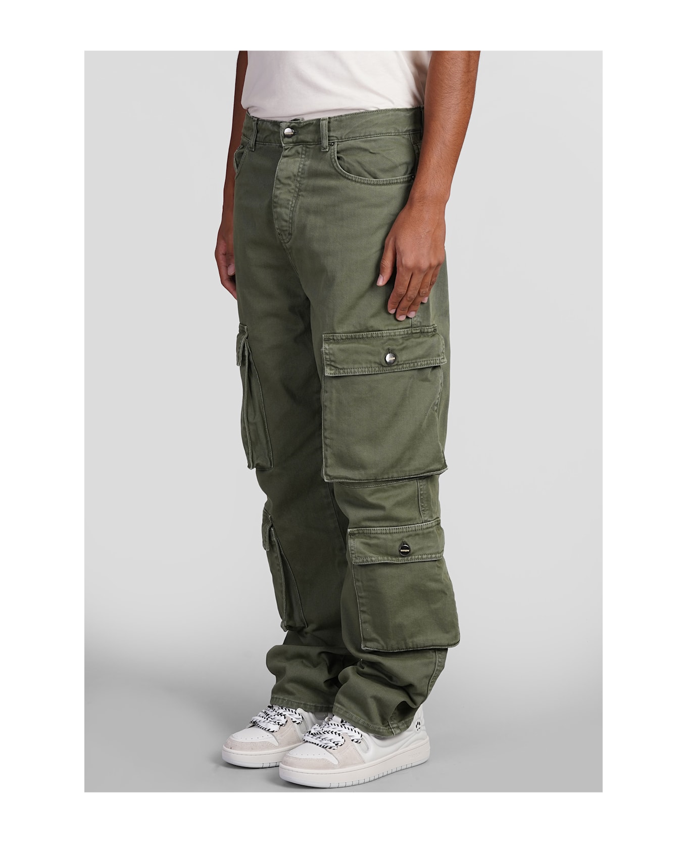 Barrow Jeans In Green Cotton - green