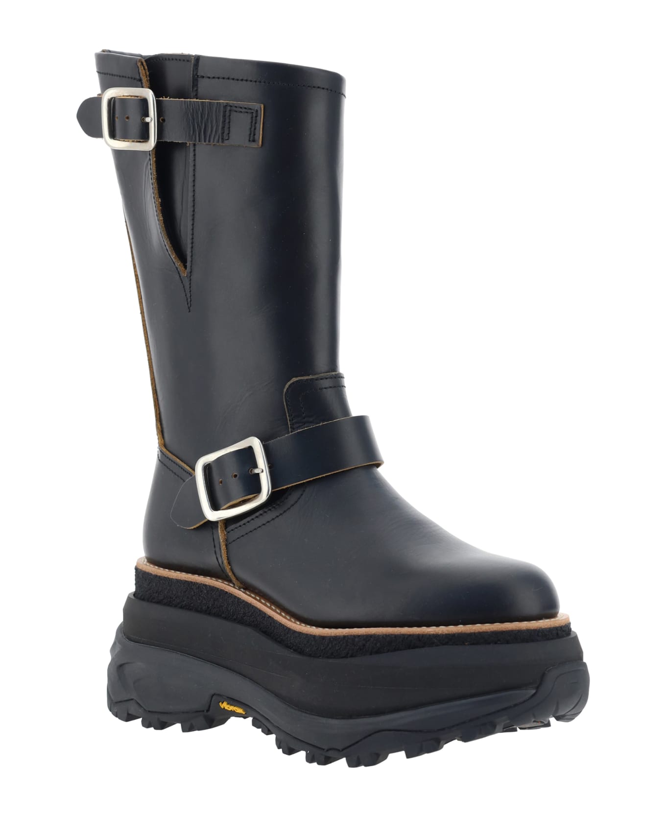 Sacai Engineer Boots - Black