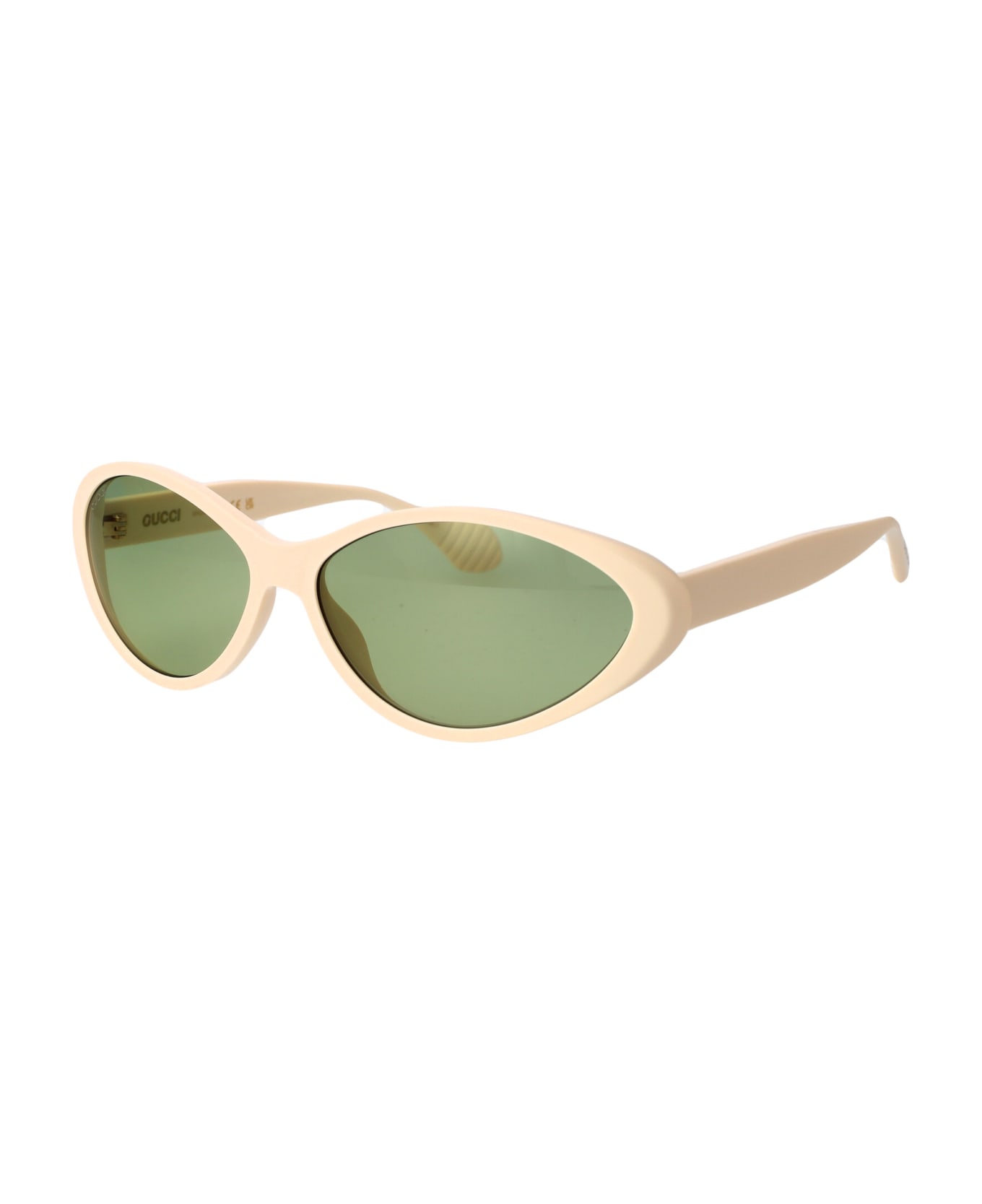 Gucci Eyewear Gg1377s Sunglasses - 001 IVORY IVORY GREEN