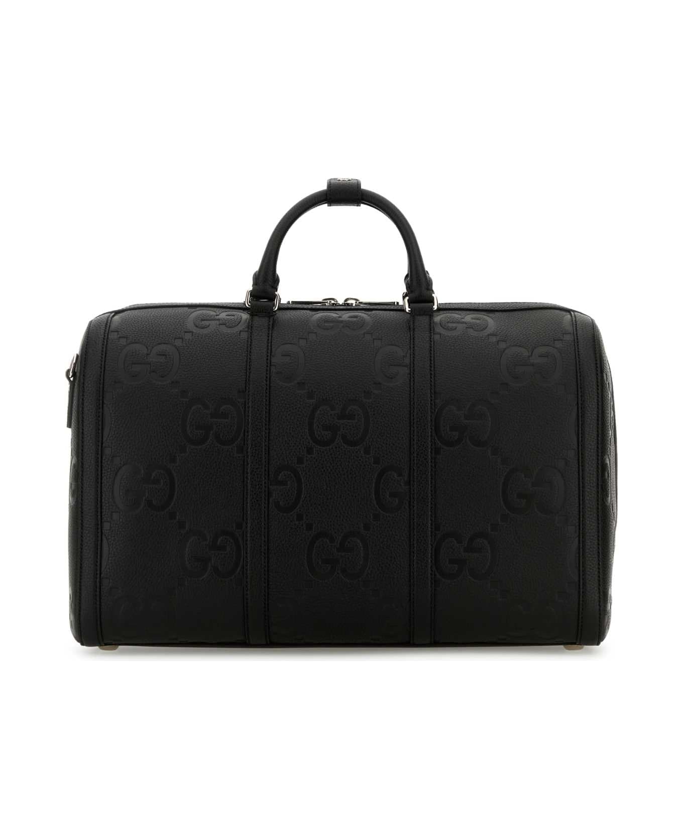 Gucci Black Leather Travel Bag - 1000