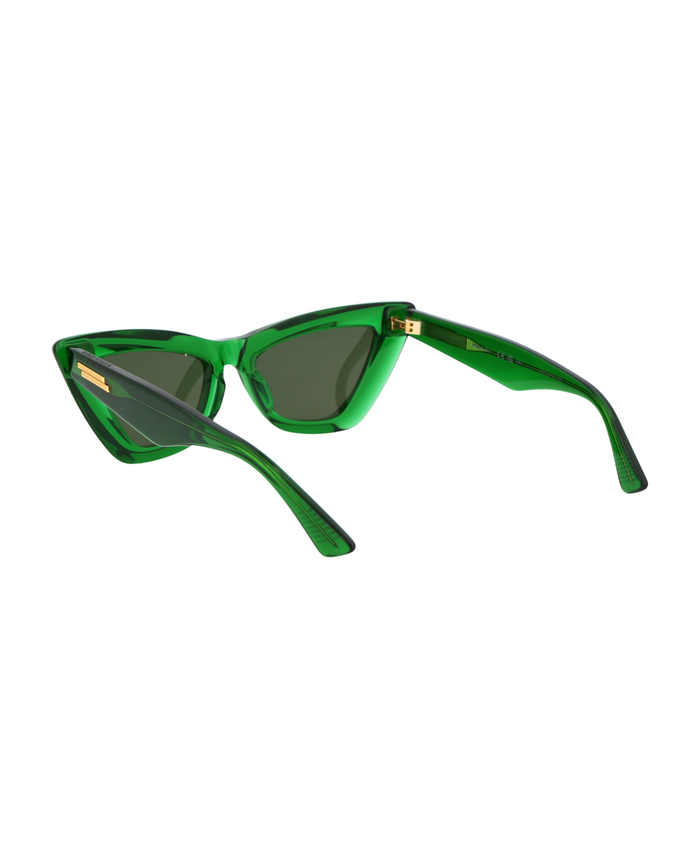 Bottega Veneta Eyewear Bv1101s Sunglasses - 010 GREEN GREEN GREEN