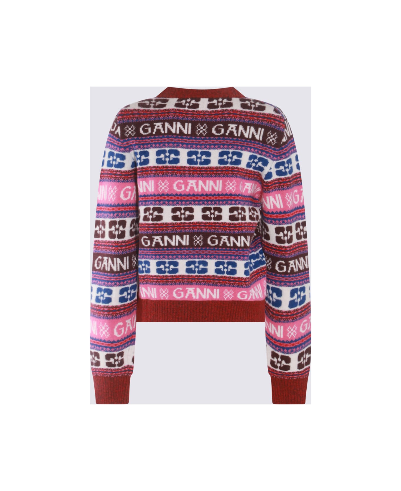 Ganni Multicolor Wool Knitwear - MultiColour ニットウェア
