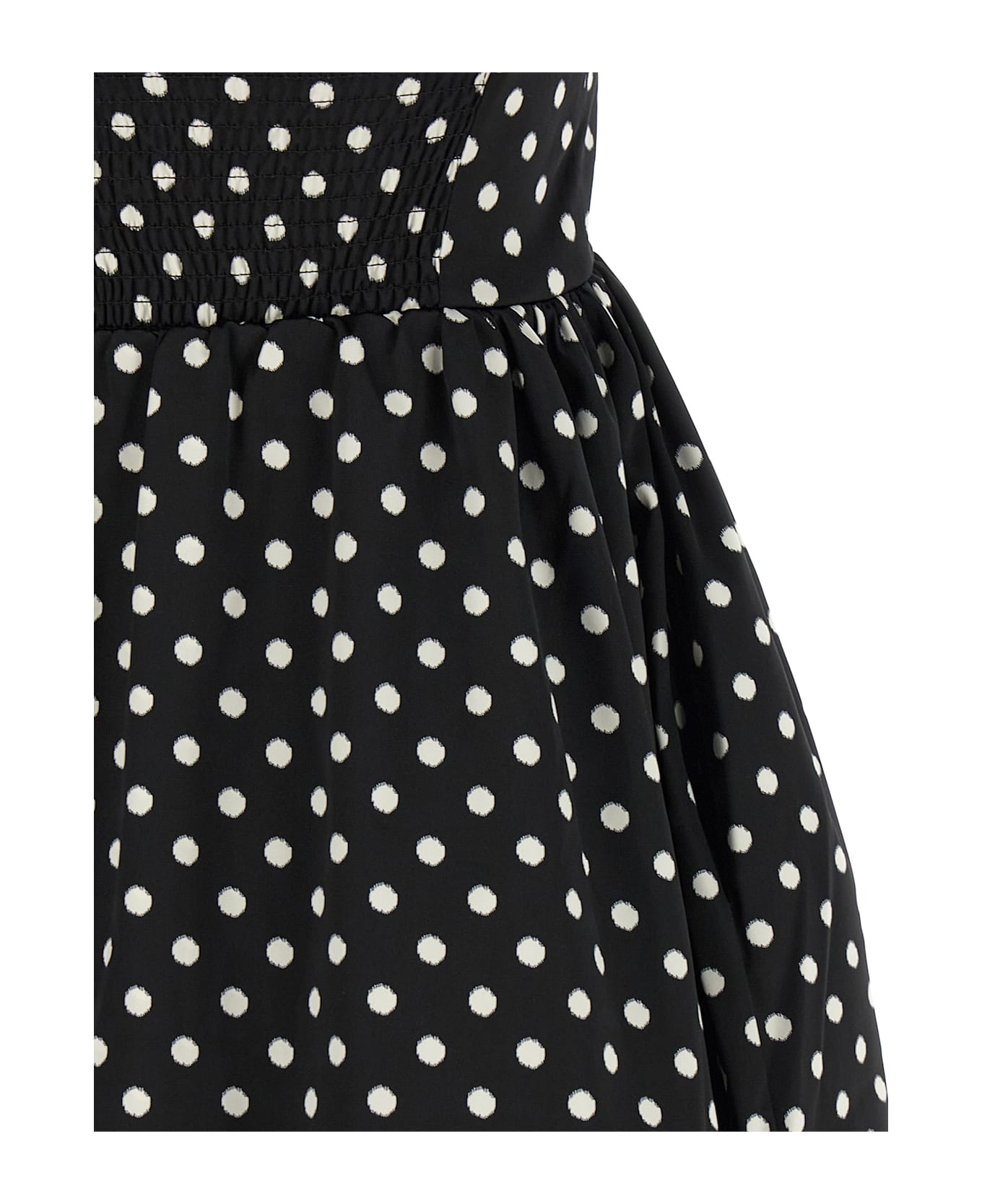 Ganni 'polka Dot' Dress - Black   スカート