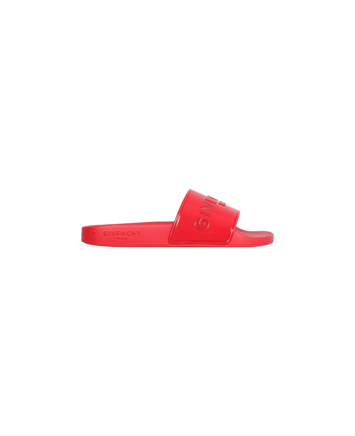 Givenchy Rubber Slide Sandals - RED