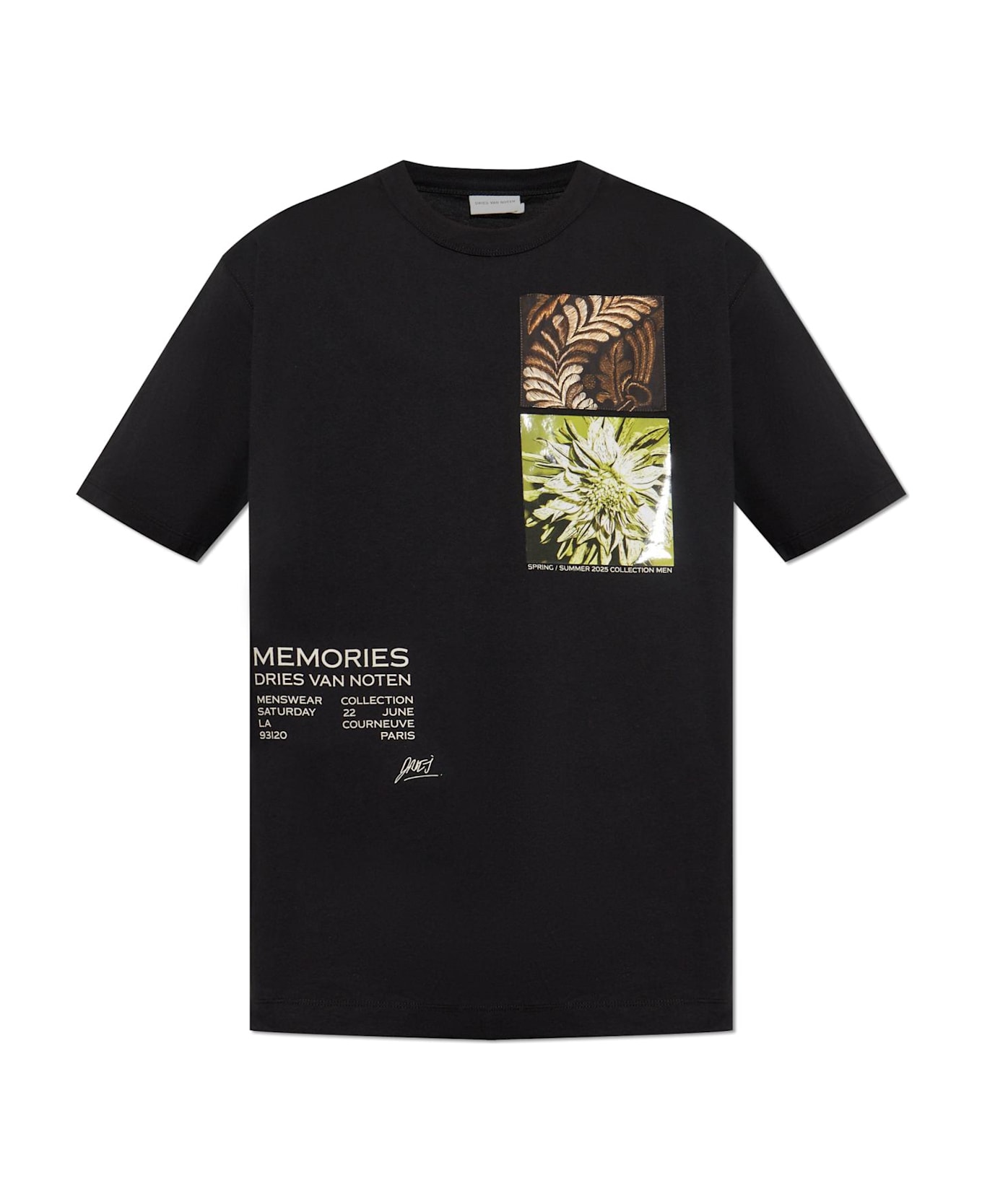 Dries Van Noten Spring T-shirt - Black