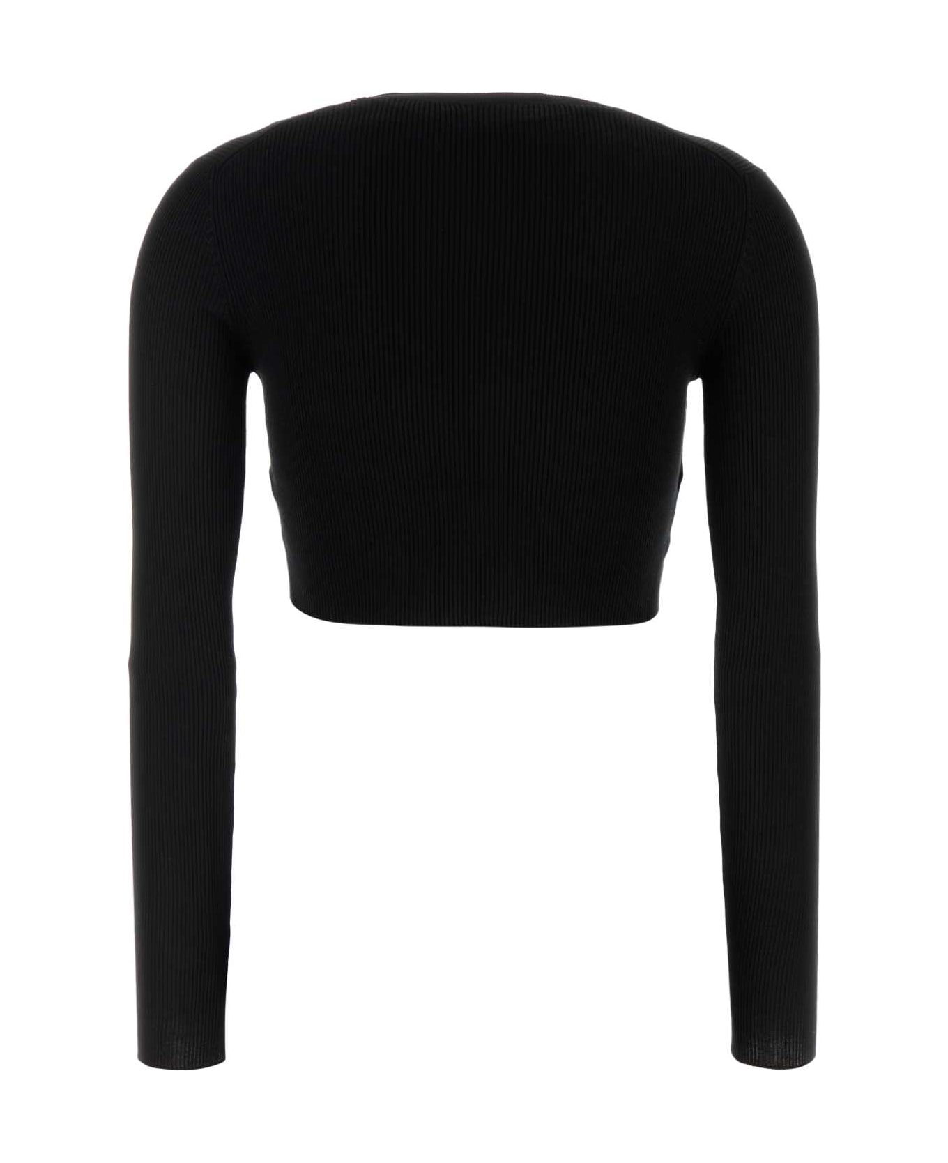 Prada Black Silk T-shirt - NERO