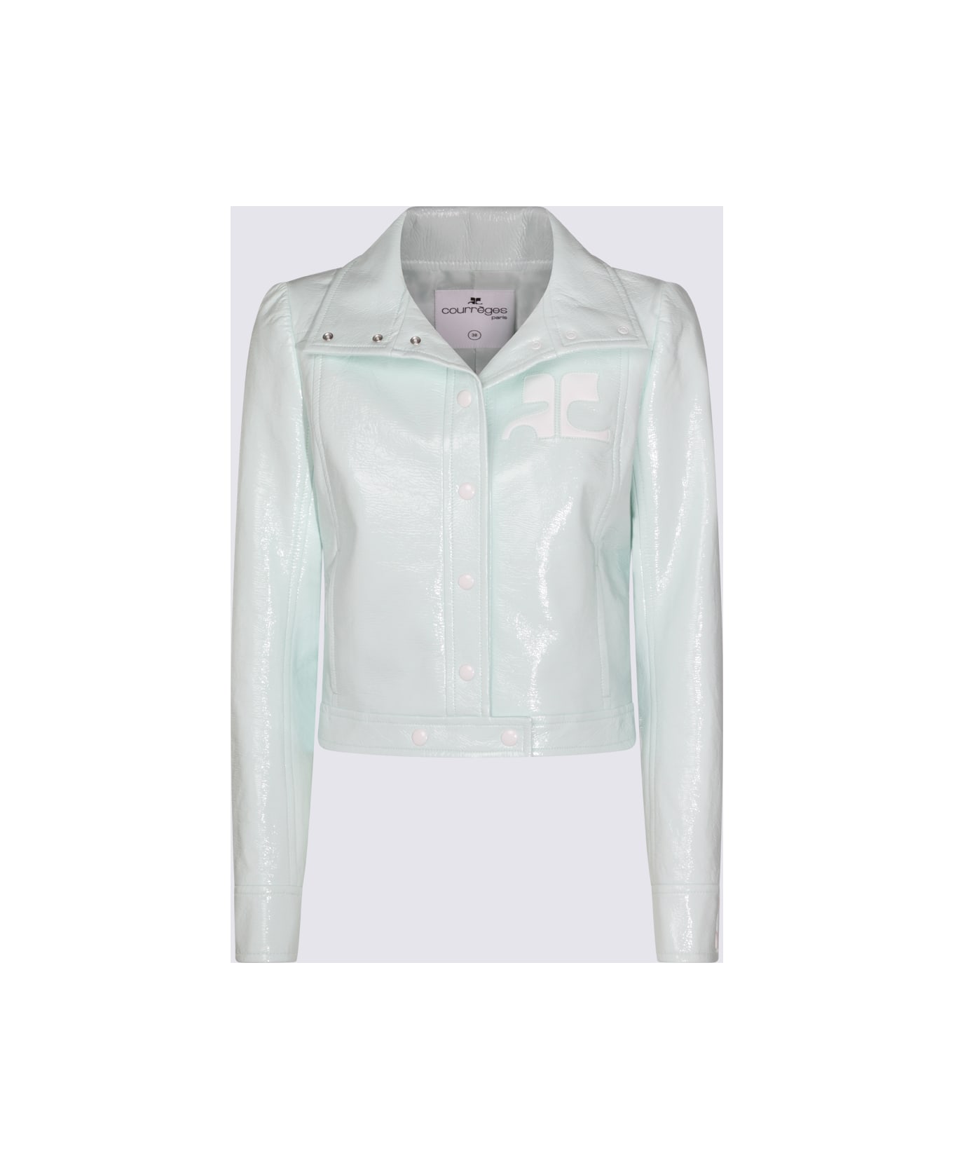 Courrèges Light Mint Casual Jacket - LIGHT MINT
