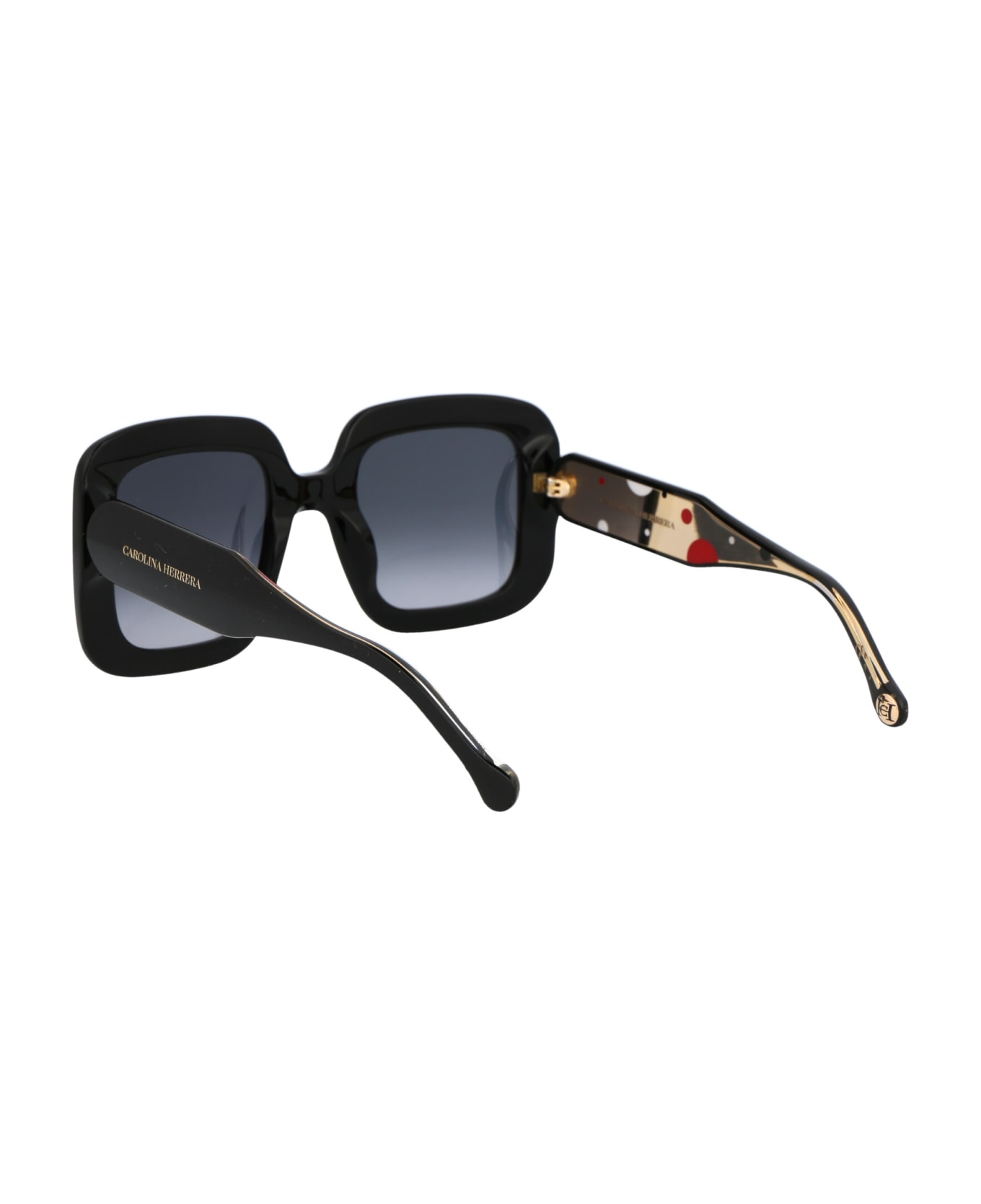 Carolina Herrera Ch 0010/s Sunglasses - 8079O BLACK