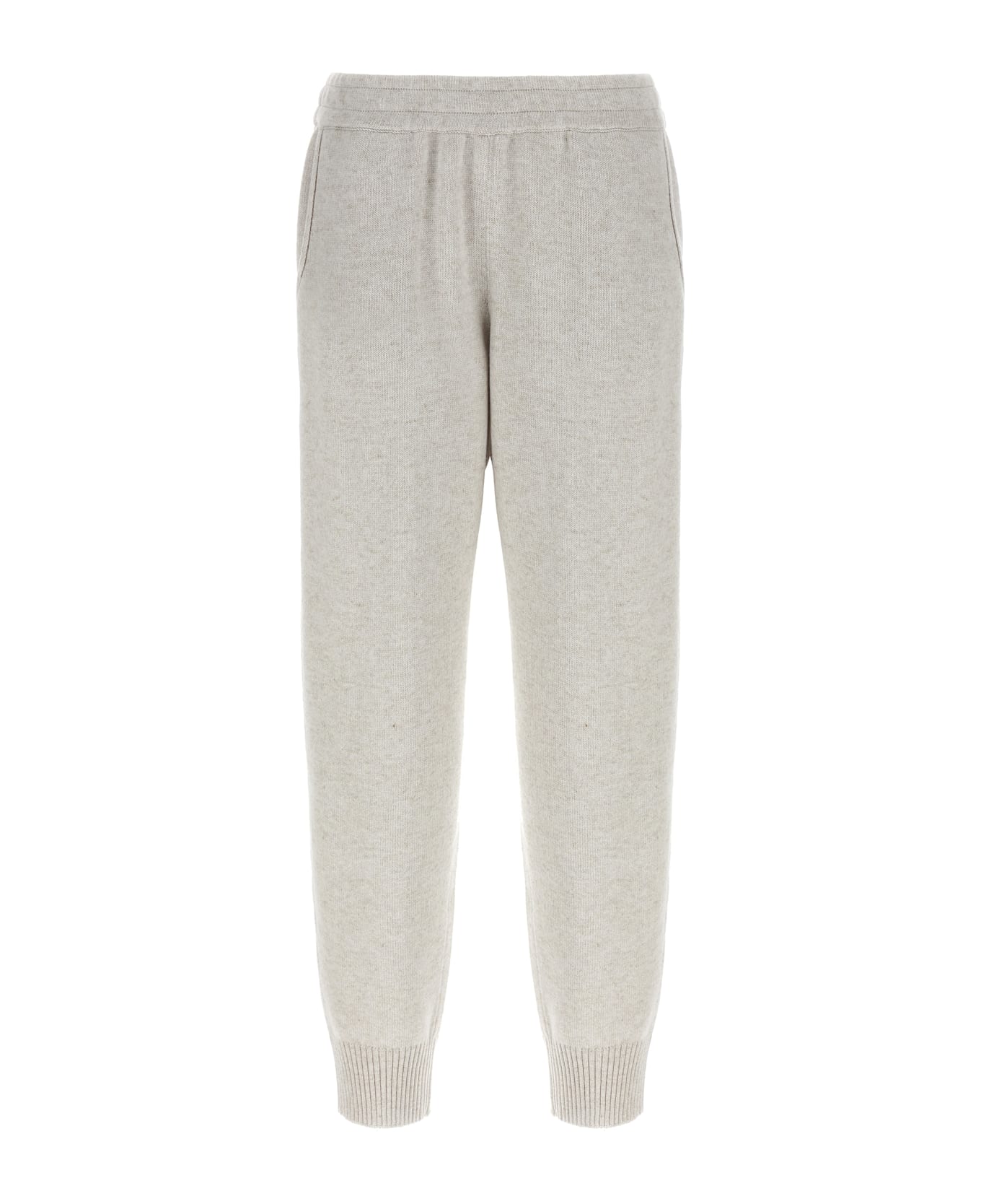 Brunello Cucinelli Knitted Joggers - Gray