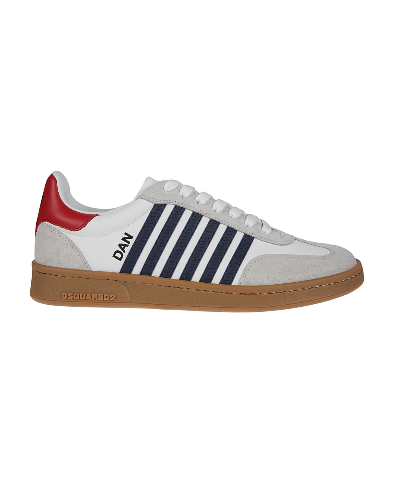 Dsquared2 Boxer Sneakers - Bianco/blu/rosso