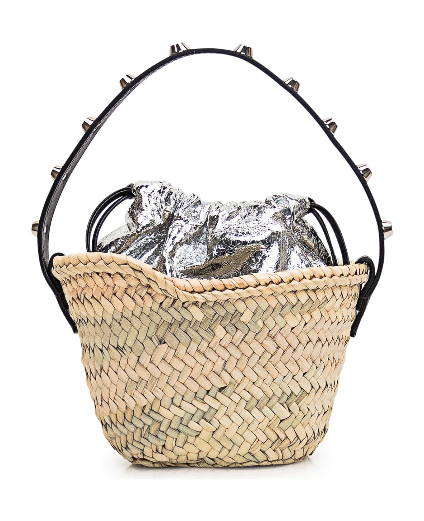 Palm Angels Mini Bucket Bag - SILVER
