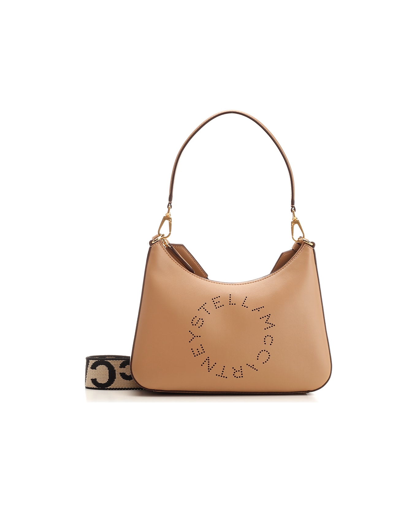 Stella McCartney 'stella Logo' Hobo Bag - Sand トートバッグ