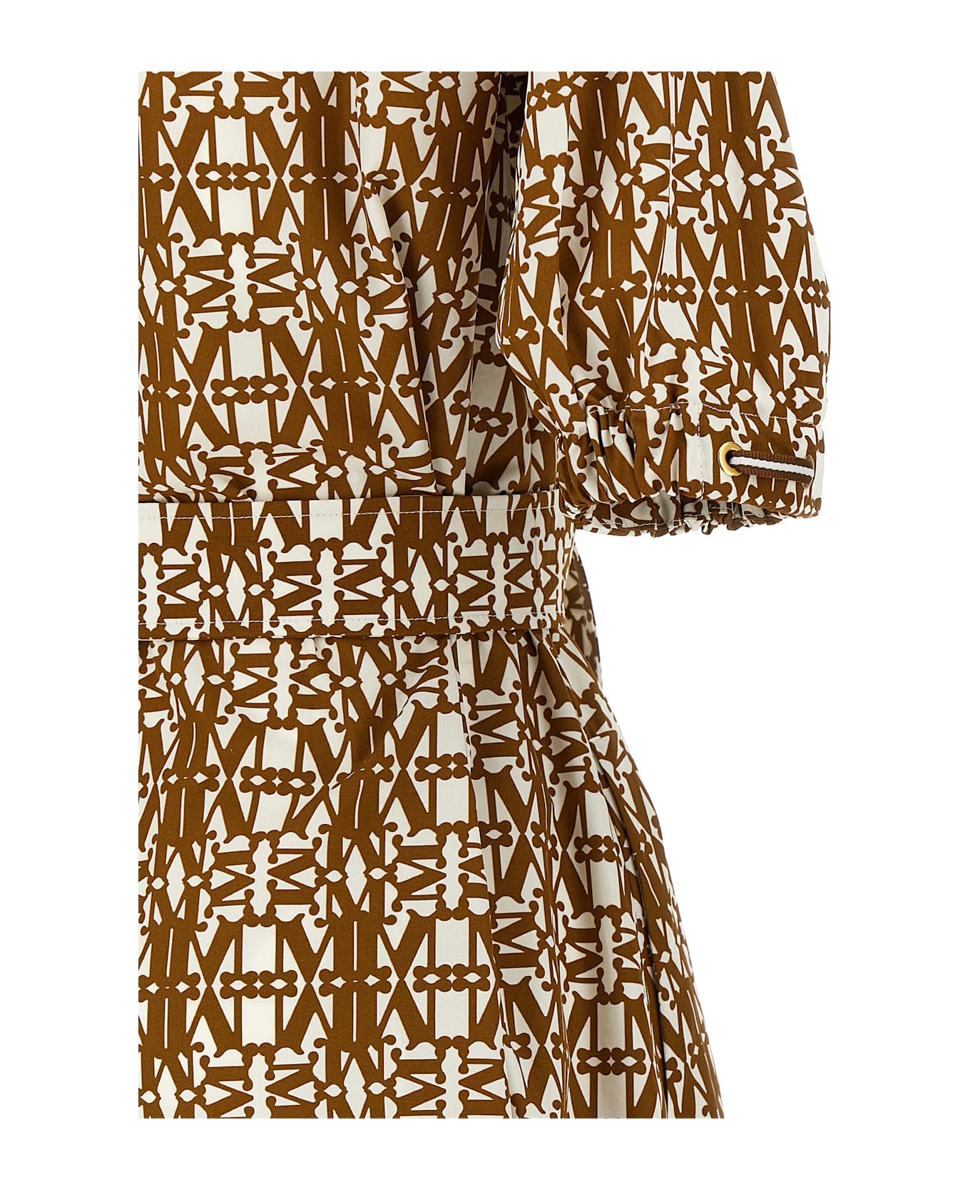 Max Mara 
luxgi
 Brown Cotton Dress - Brown