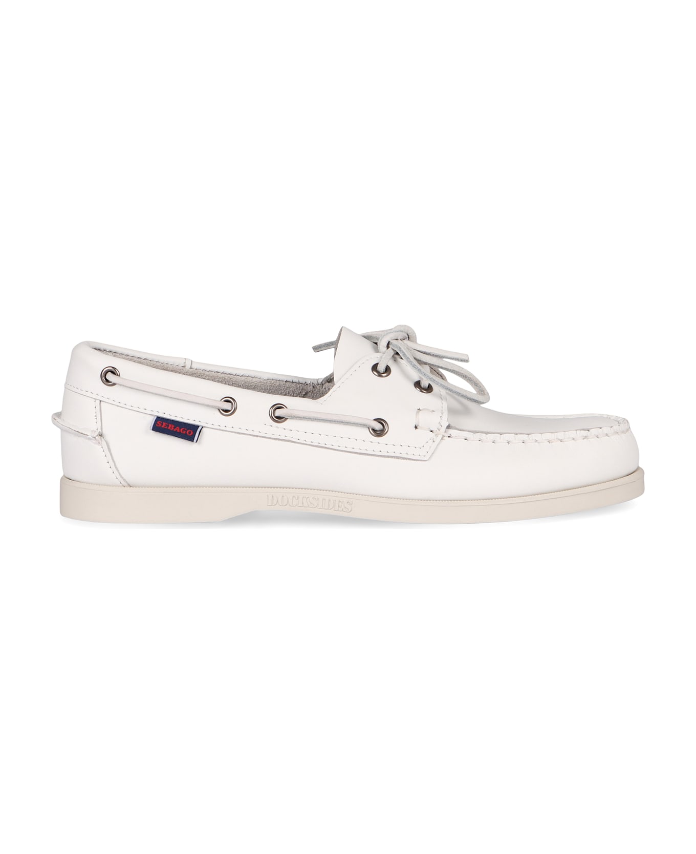 Sebago Portland Leather Boat Shoes - White