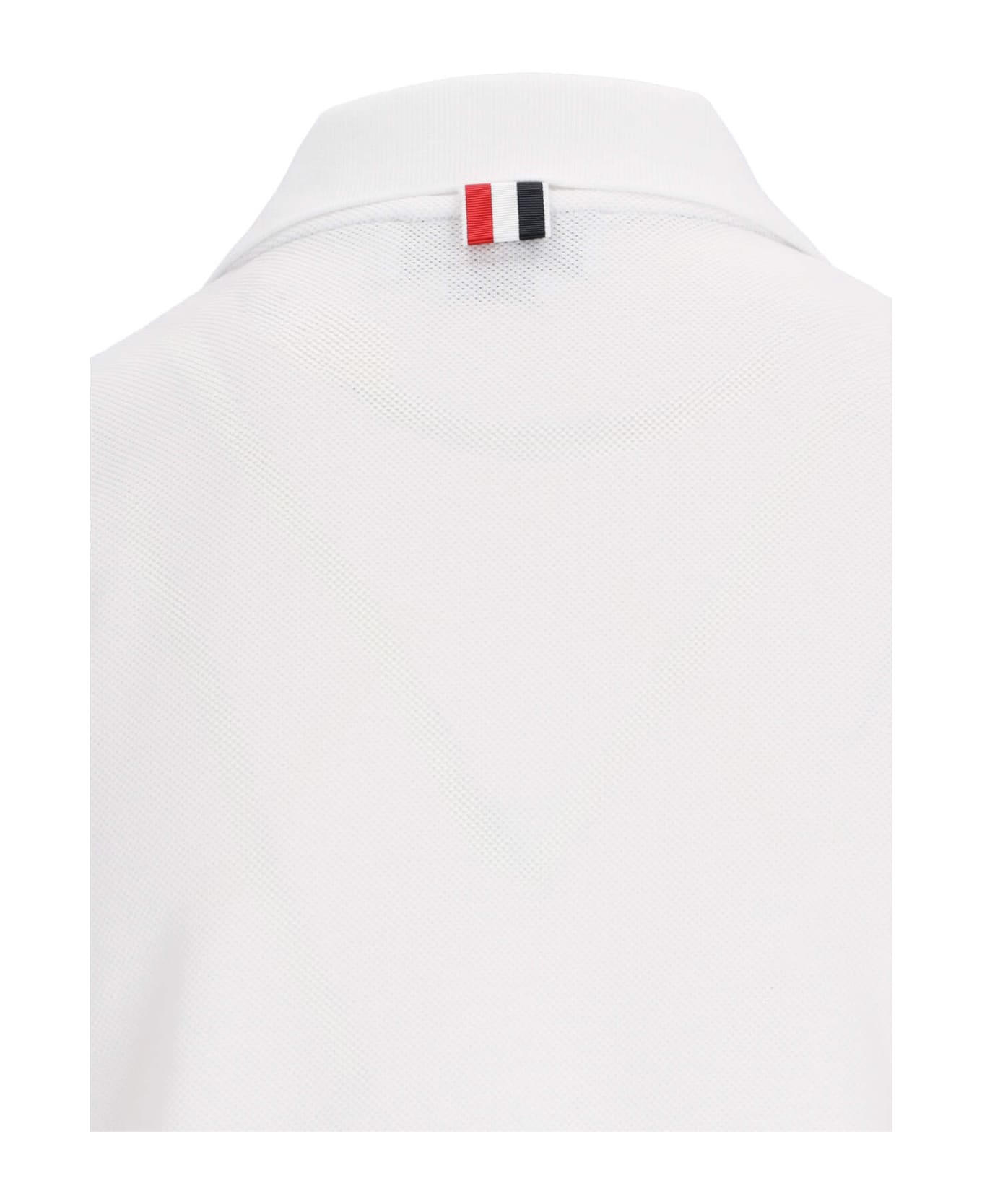 Thom Browne Anchor Polo Shirt - White