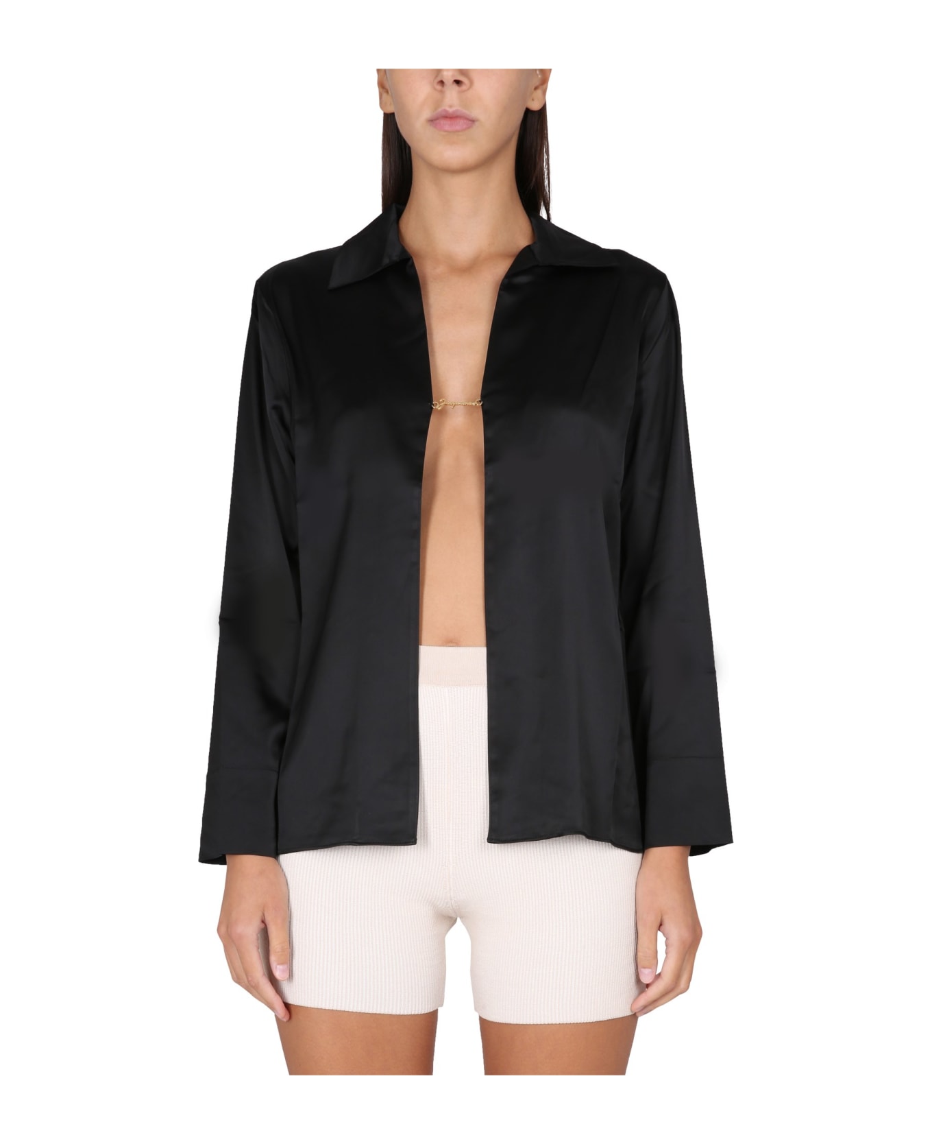 Jacquemus La Chemise Night Shirt - NERO