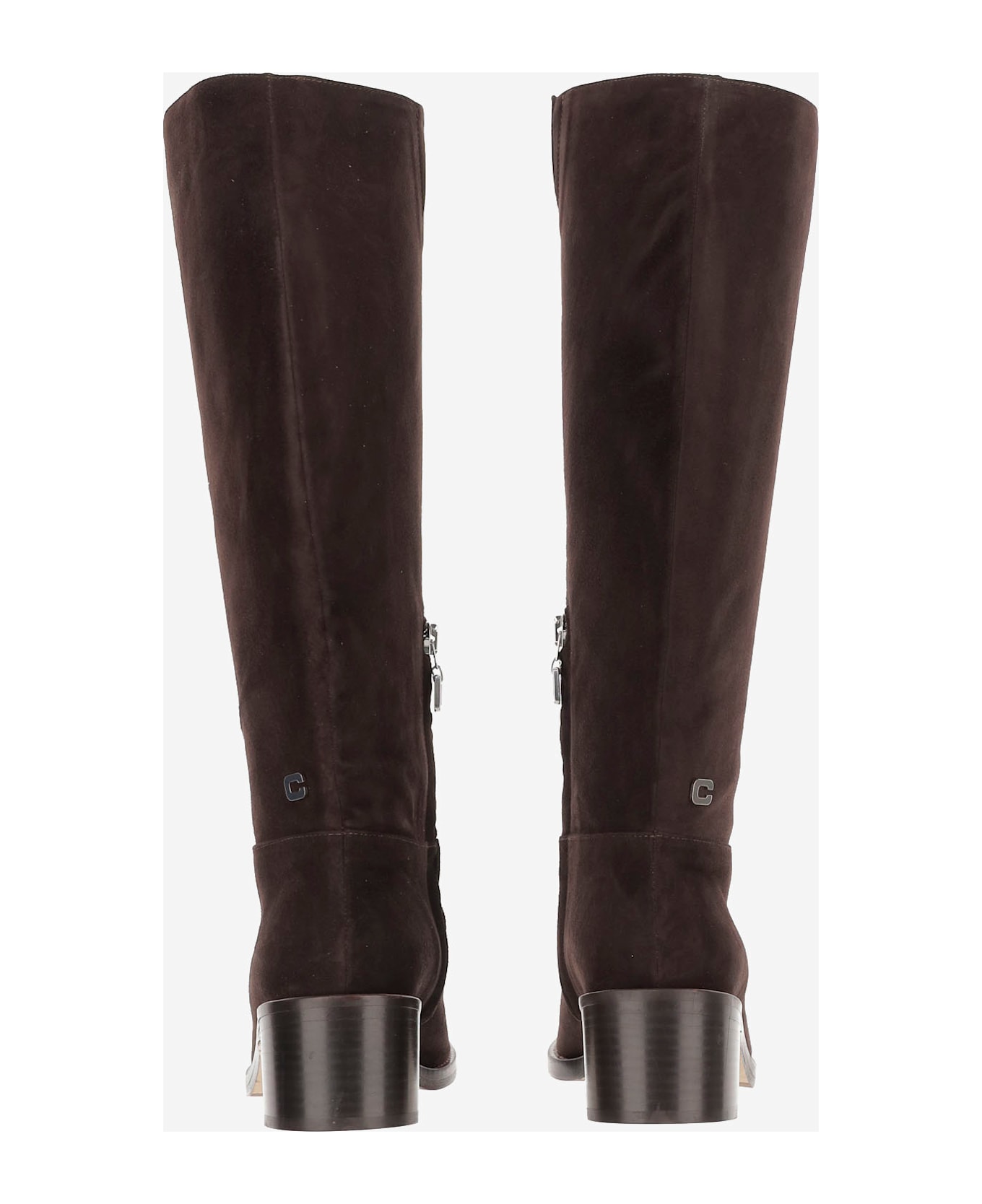 Carel Brighton Suede Boots - Marrone scuro