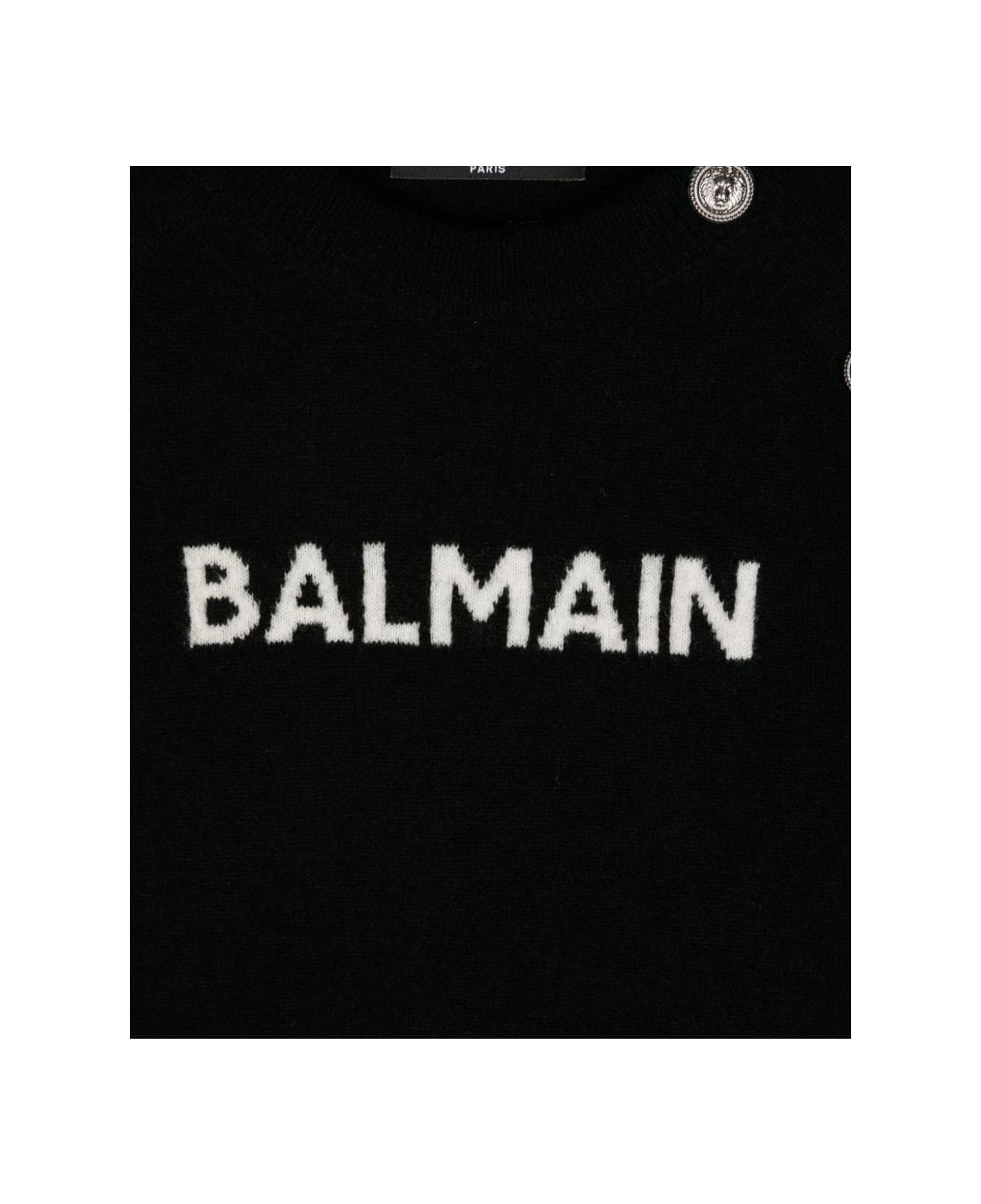 Balmain Pull Con Logo - Black