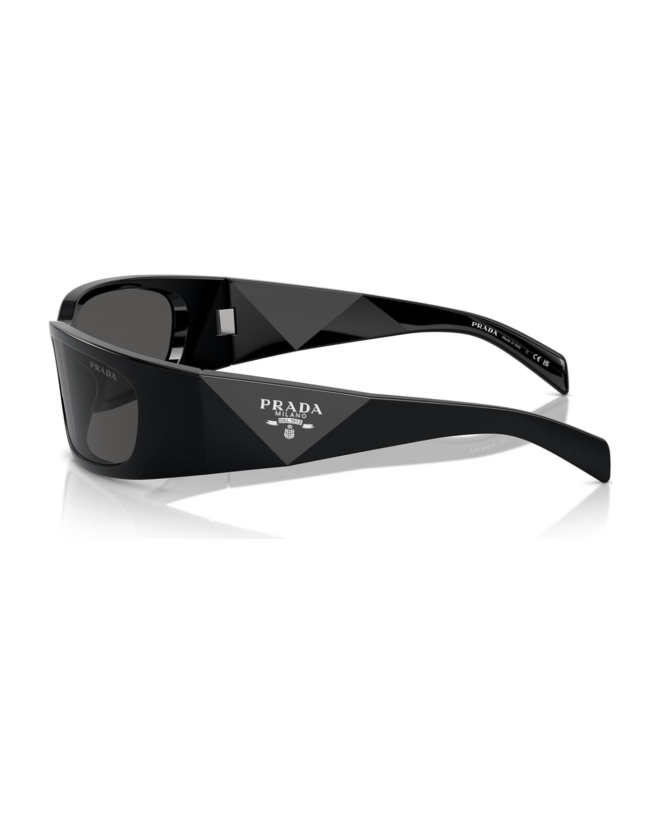 Prada Eyewear Pr A19s Black Sunglasses - Black