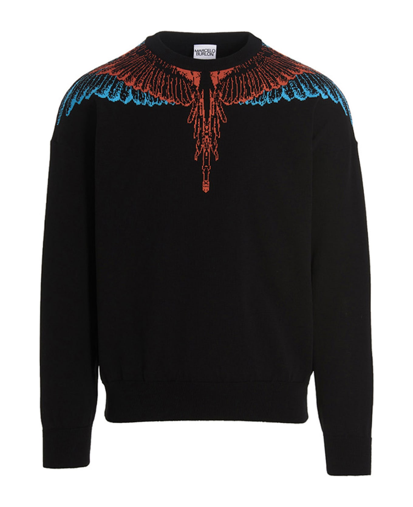 Marcelo Burlon 'icon Wings  Sweater - Black  
