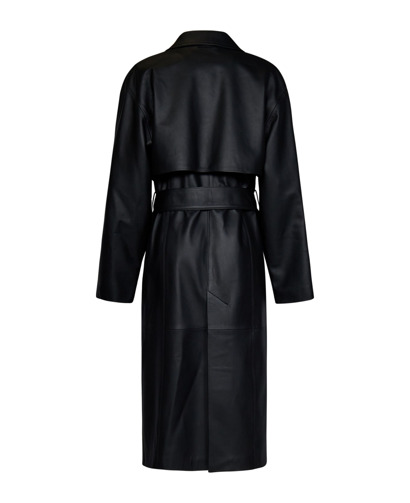 Calvin Klein Trench Raincoat - BLACK