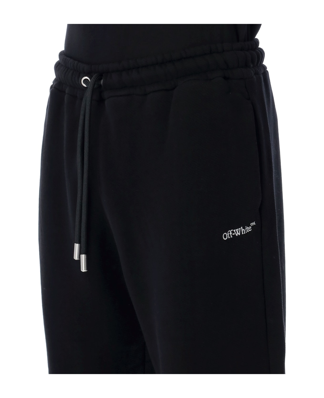 Off-White Pixel Diag Sweatpants - BLACK