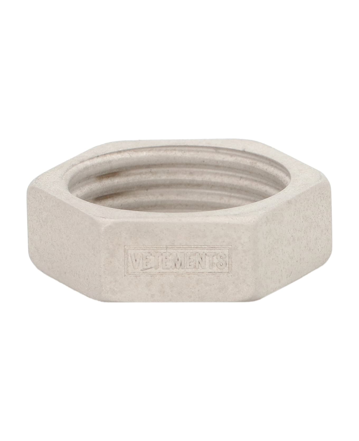 VETEMENTS Nut Brass Ring - silver