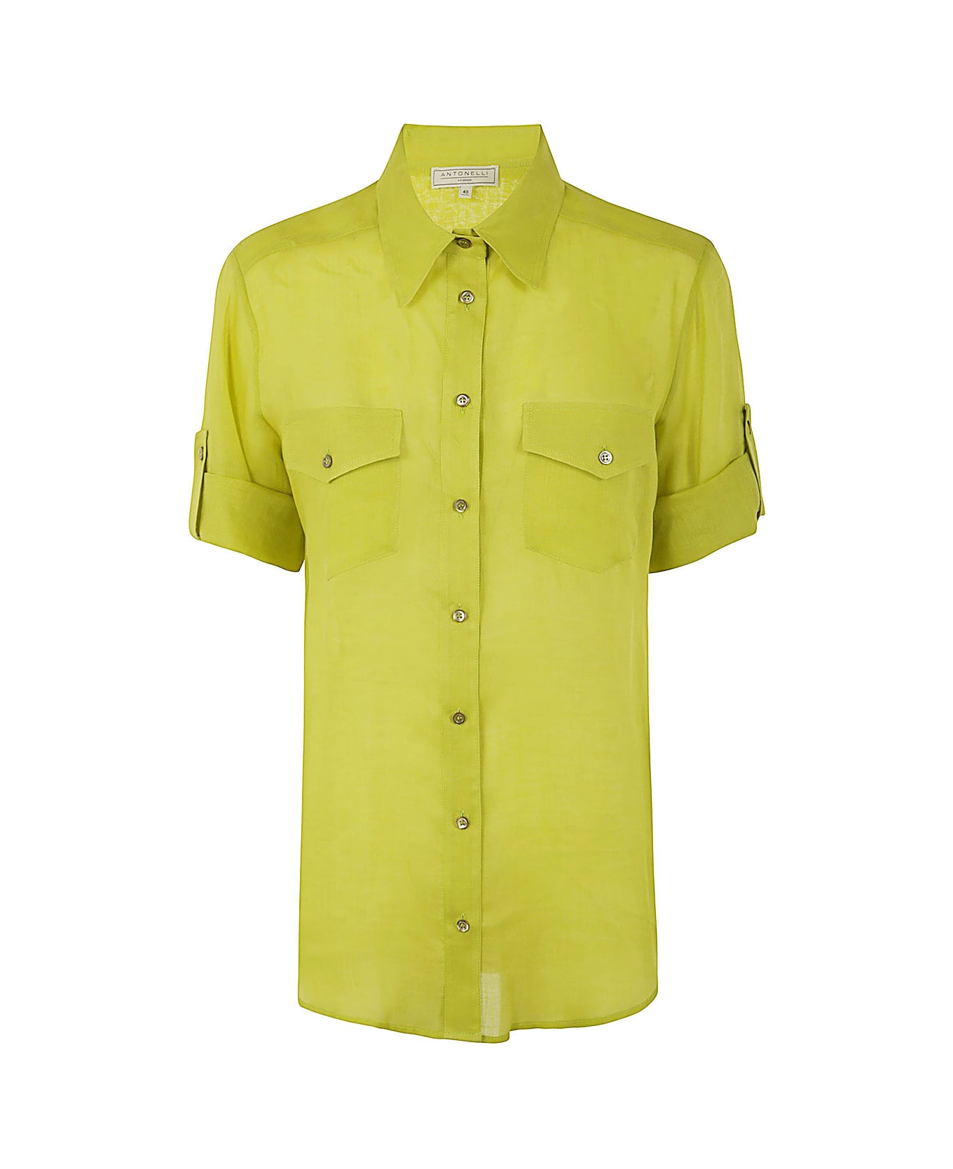 Antonelli Aster 3/4 Sleeves Shirt - Lime