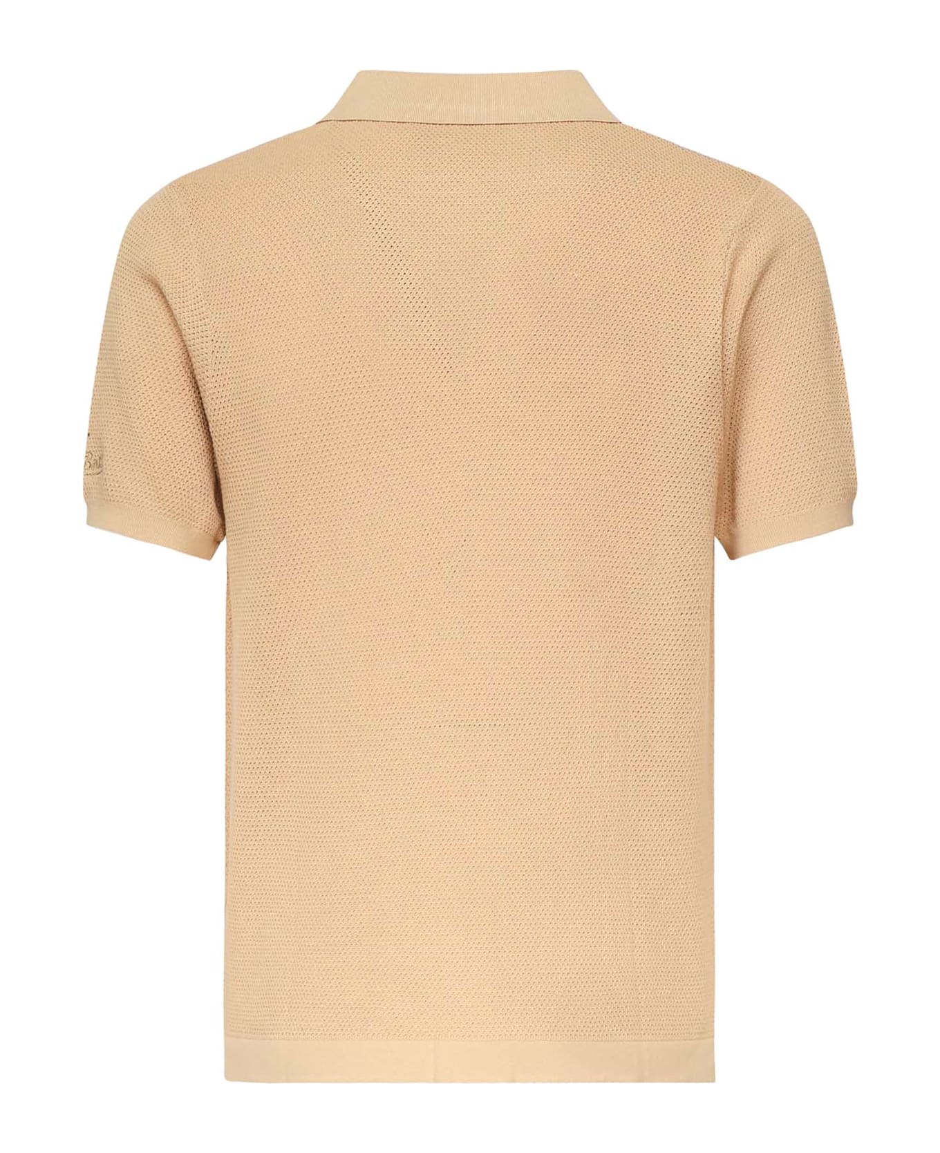 MC2 Saint Barth Sloan Polo With Logo - Beige