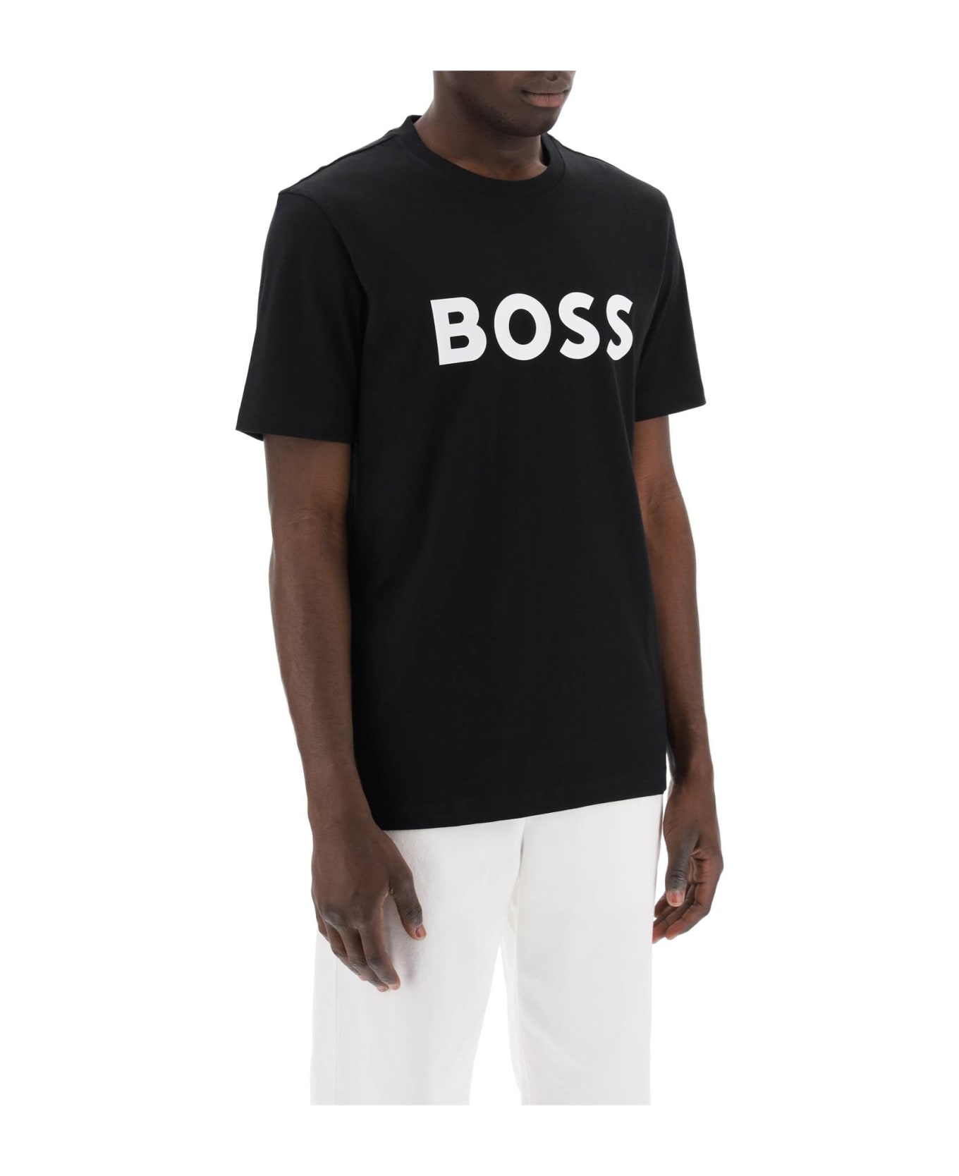Hugo Boss Tiburt 354 Logo Print T-shirt - BLACK (Black)
