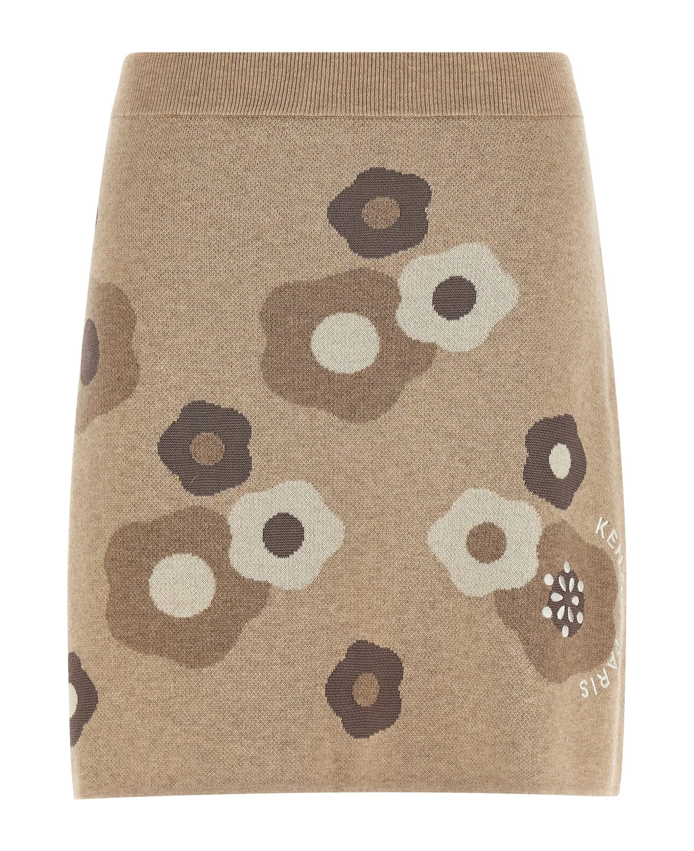 Kenzo 
hana Dots
 Skirt - Beige