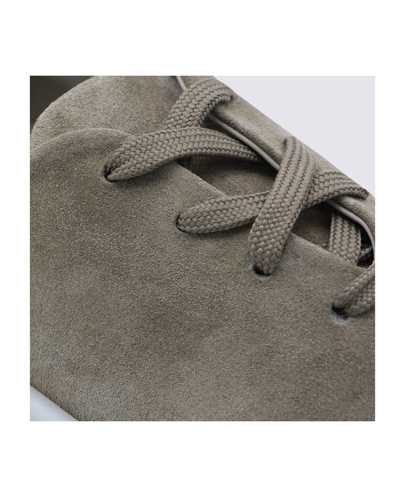 Fear of God Iron Grey Leather Moc Runner - IRON GREY