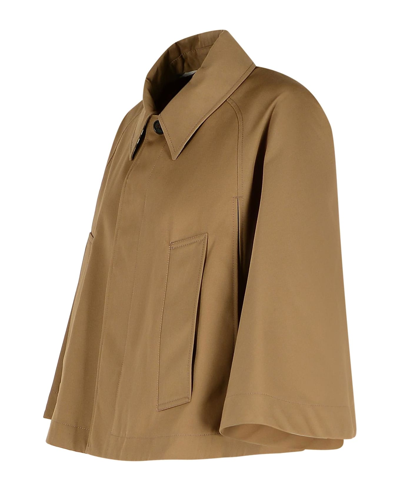 Burberry Beige Polyester Blend Cape - Beige