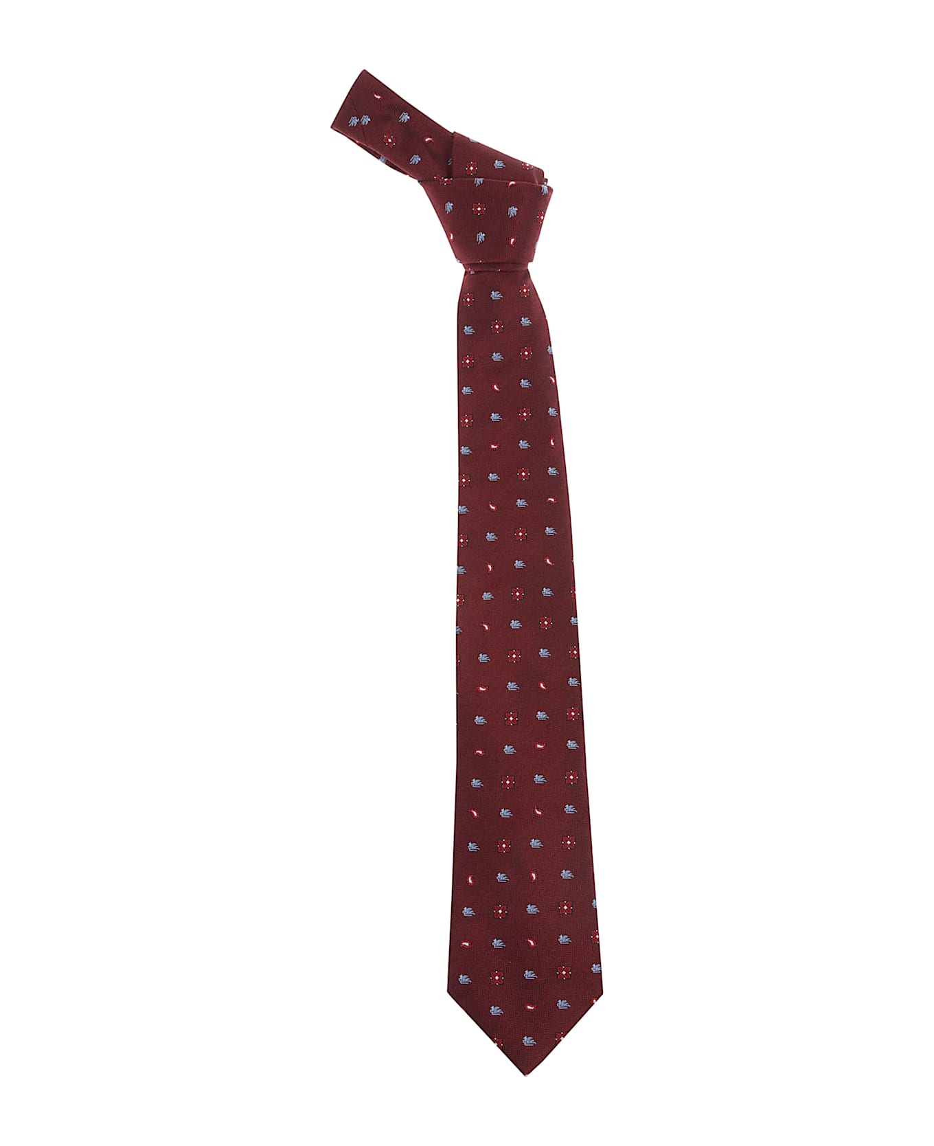 Etro Tie - Fondo Bordeaux
