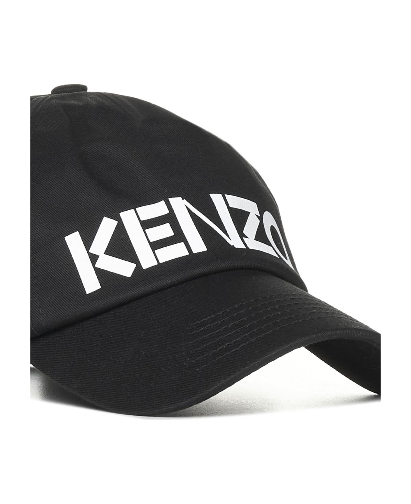 Kenzo Logo Baseball Cap - Black