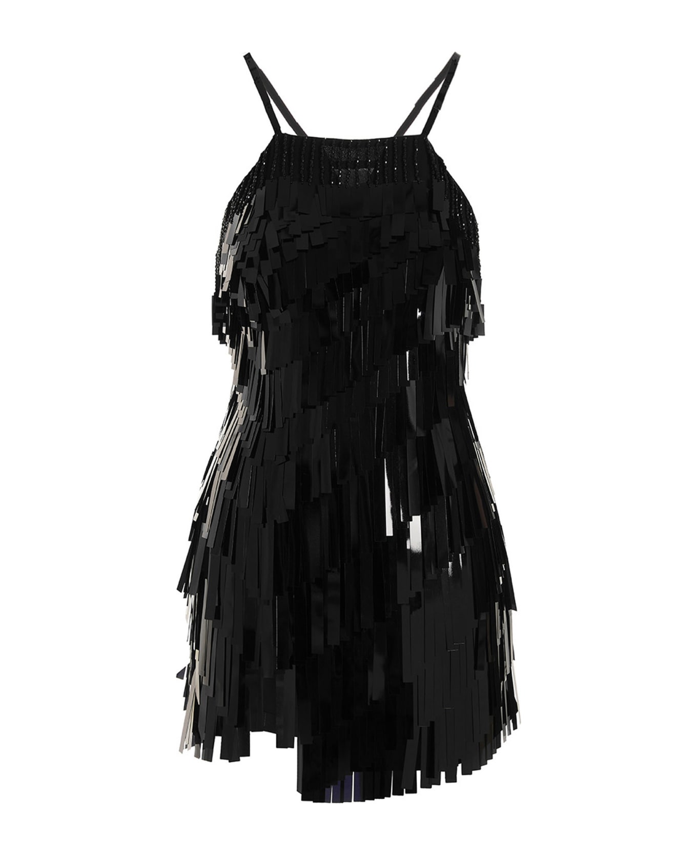 The Attico Sequin Dress - Black  