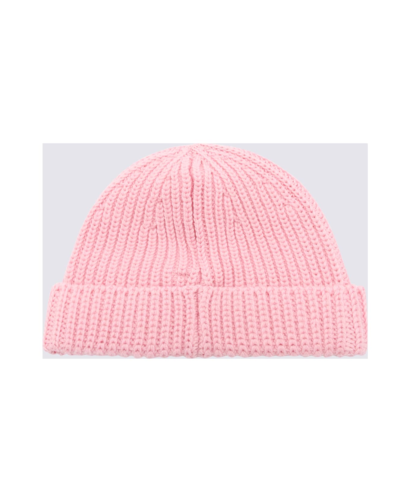 Etro Pink Wool Logo Beanie Hat - Pink 帽子