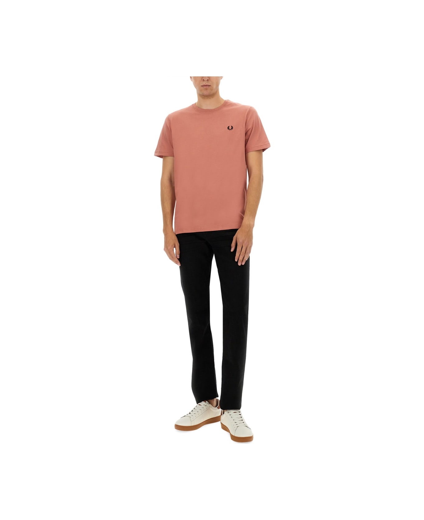 Fred Perry Cotton T-shirt - PINK